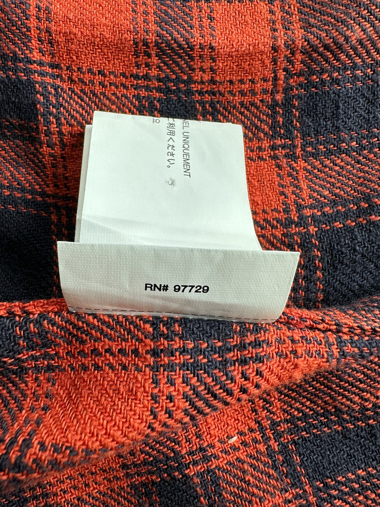 Chrome Hearts Red & Black Cross Patch Flannel