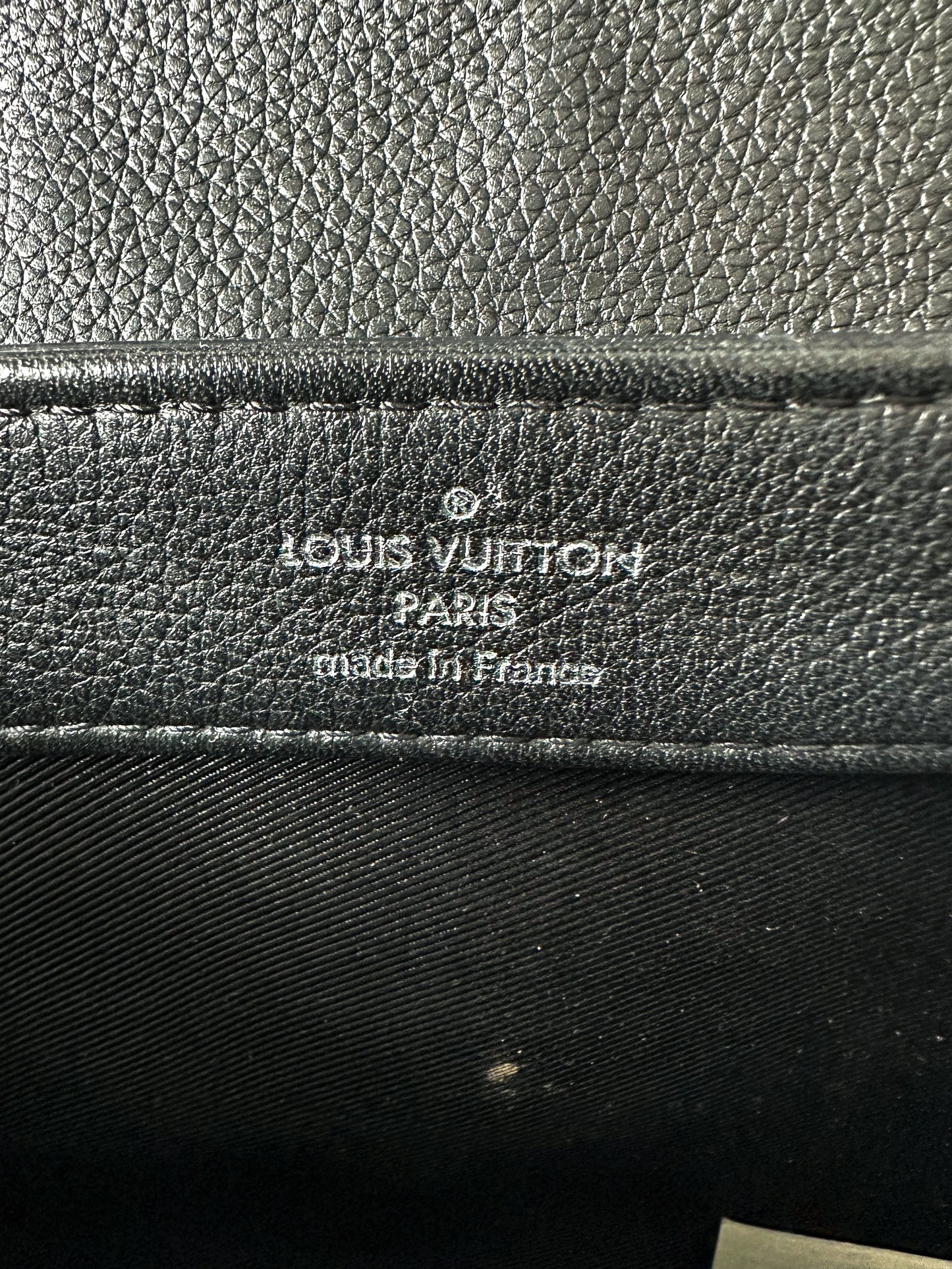 Louis Vuitton Black & Silver Lockme Shoulder Bag