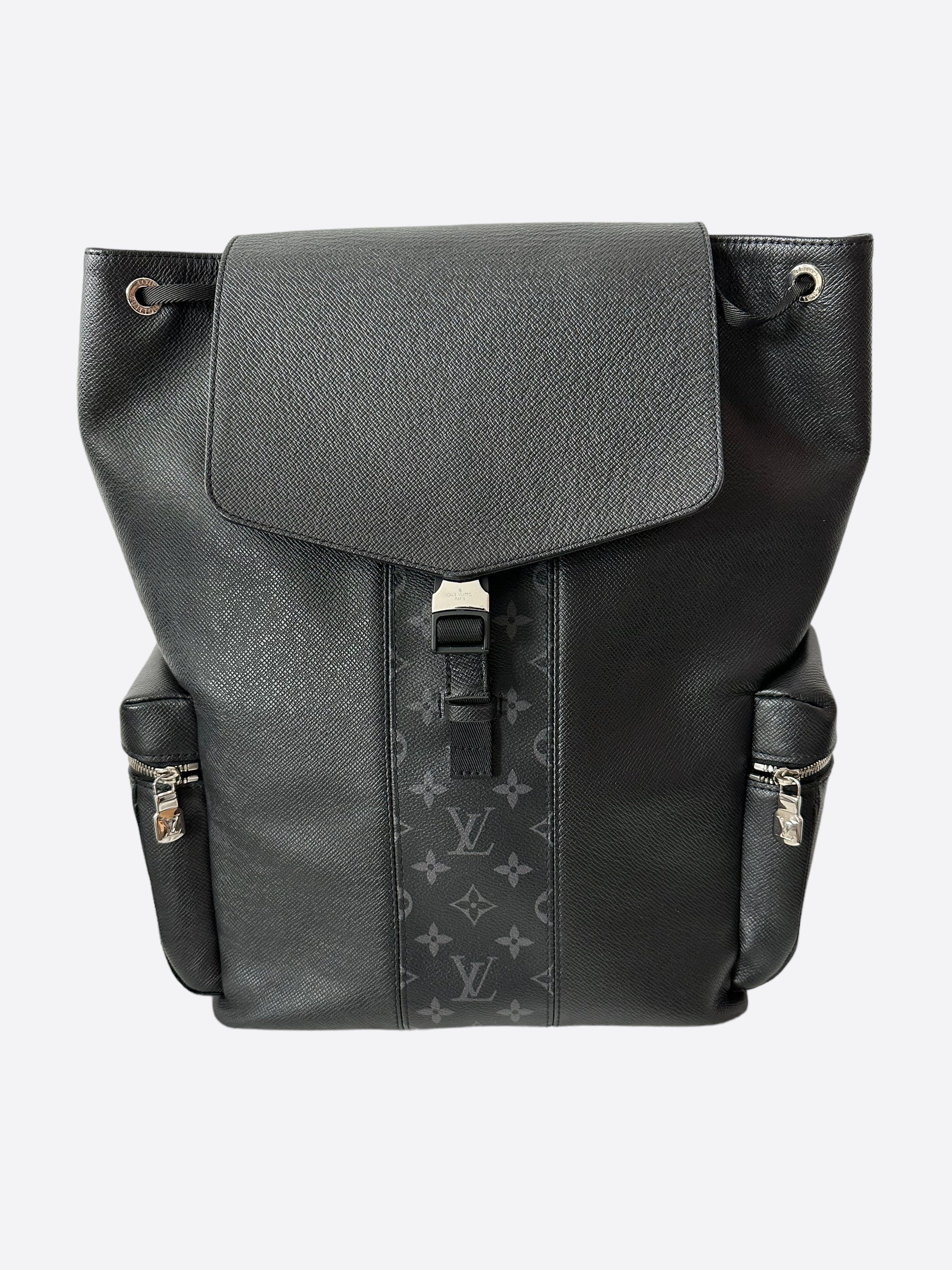 Louis Vuitton Backpack Rucksack Trio Monogram Black men's bag