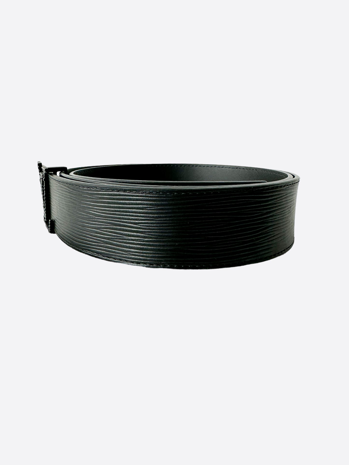 Louis Vuitton Black EPI Leather Belt