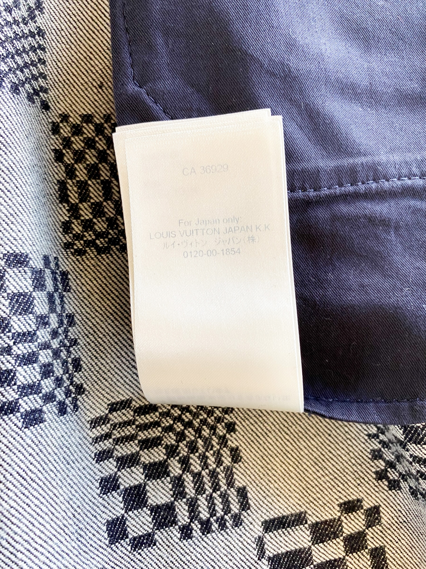 Louis Vuitton Damier Print Jeans