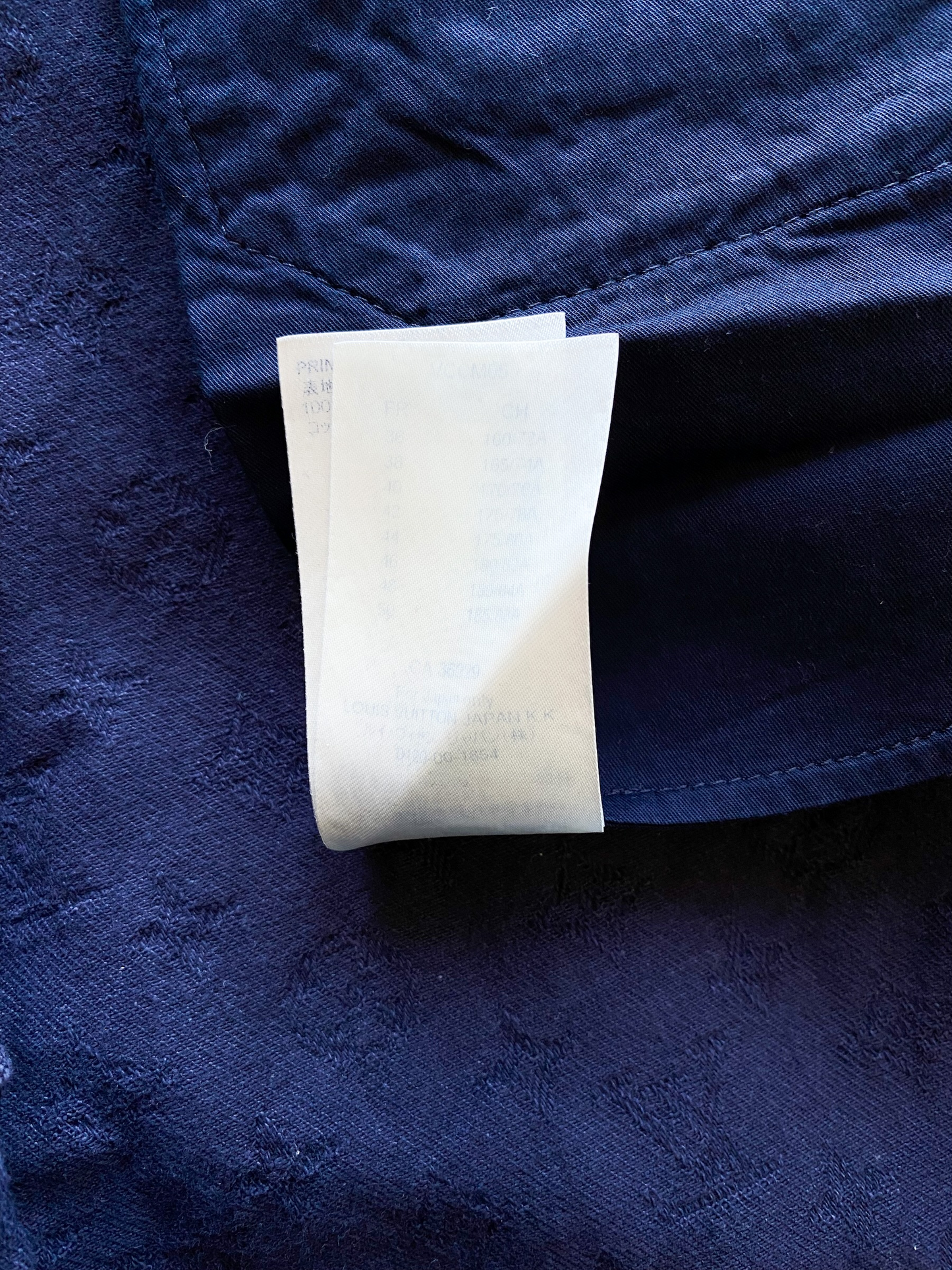 Louis Vuitton Navy Monogram Watercolor Jeans