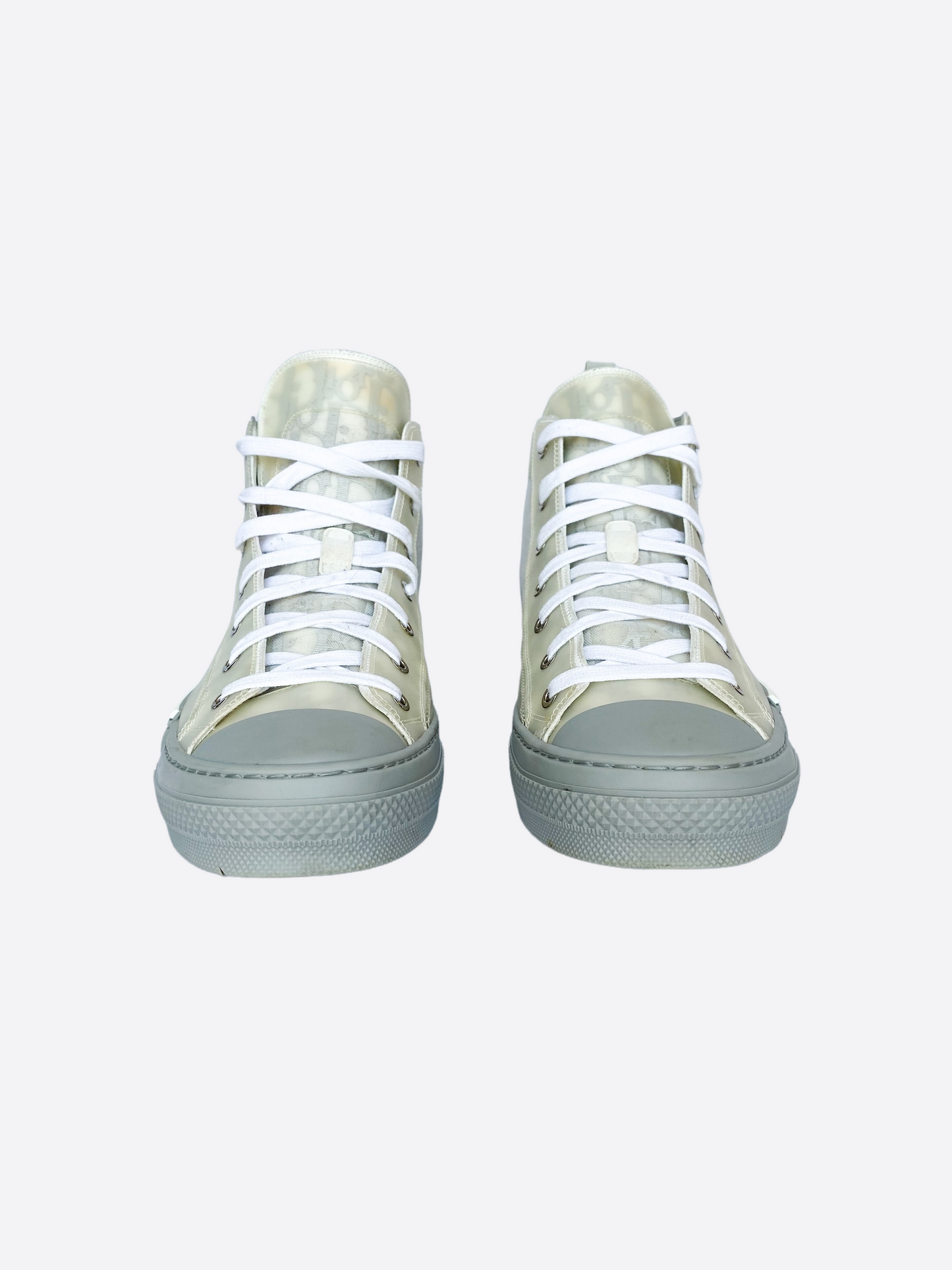 Dior Oblique Grey B23 High Top Sneaker