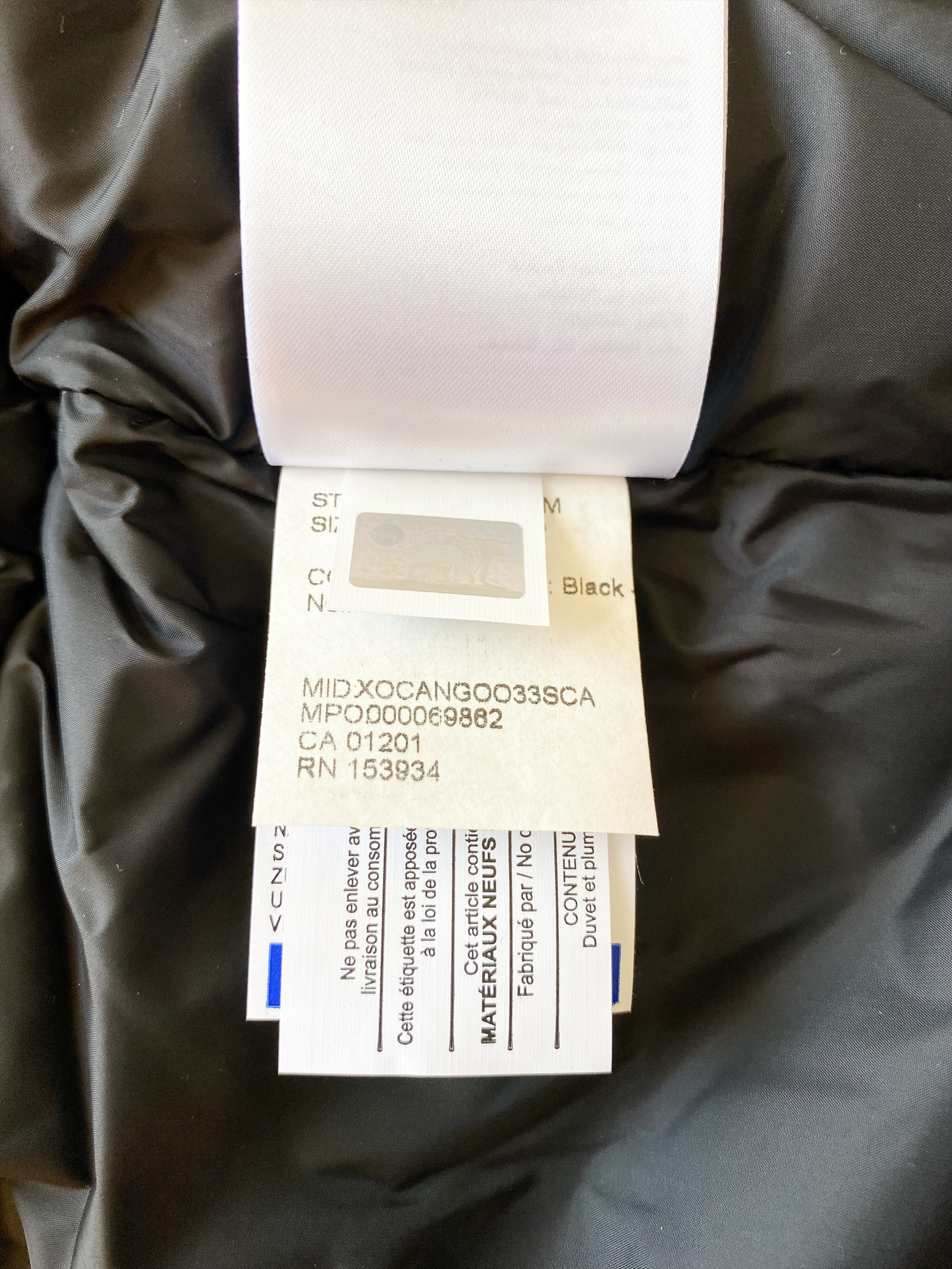 Canada Goose Black Chateau Men's Jacket