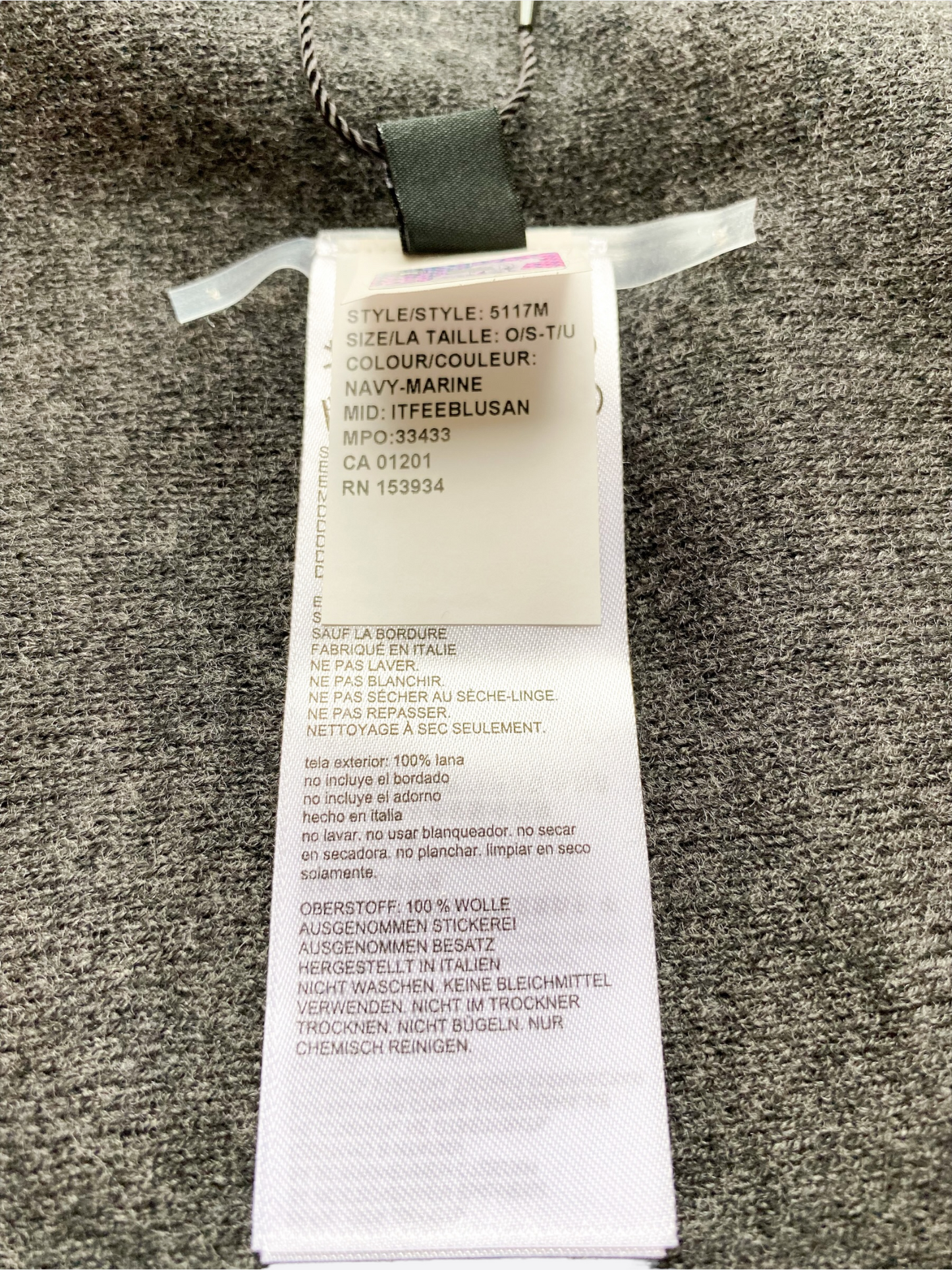 Canada Goose Navy Reversible Men's Toque