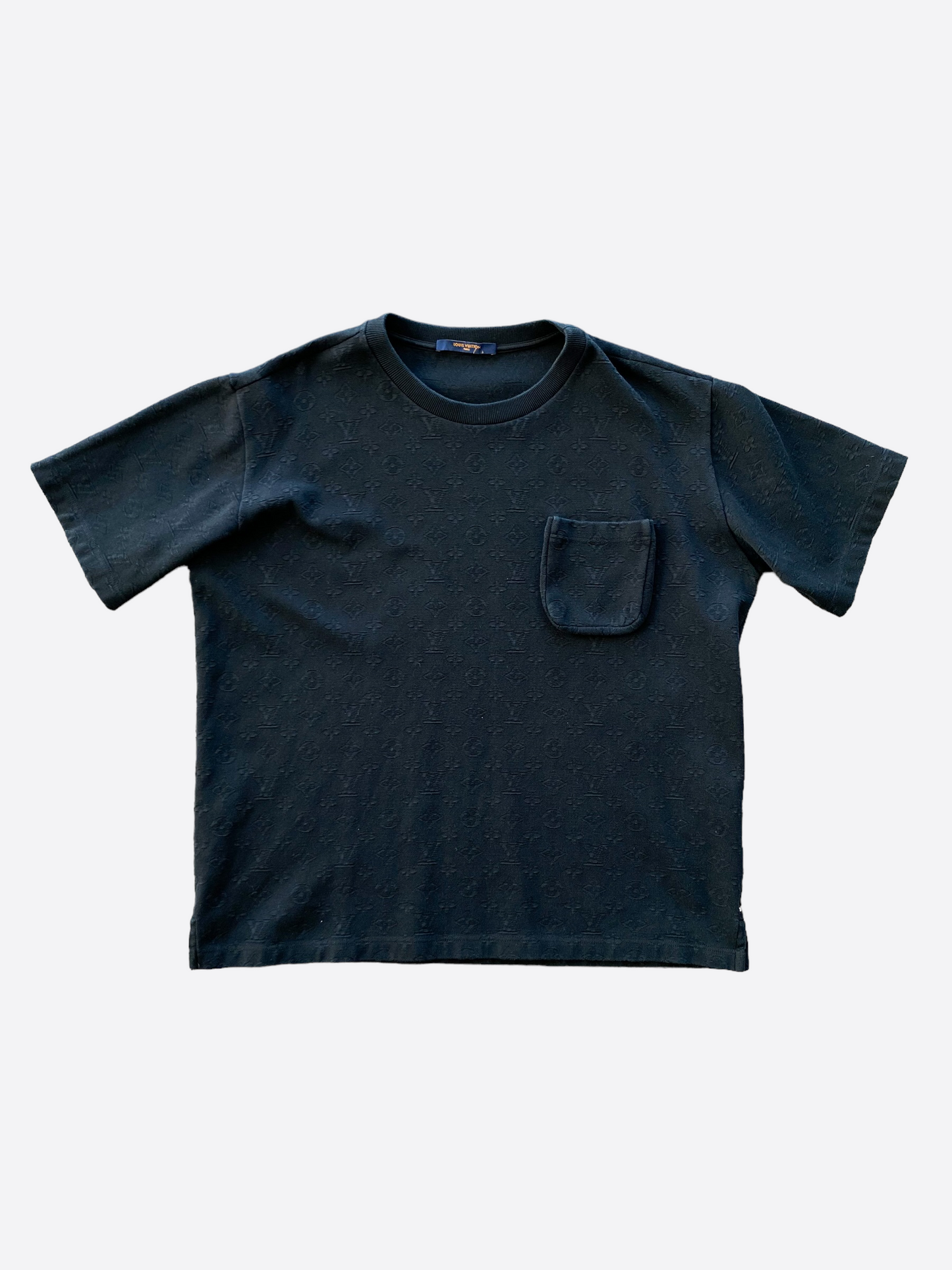 Louis Vuitton Black Monogram Pocket Tee