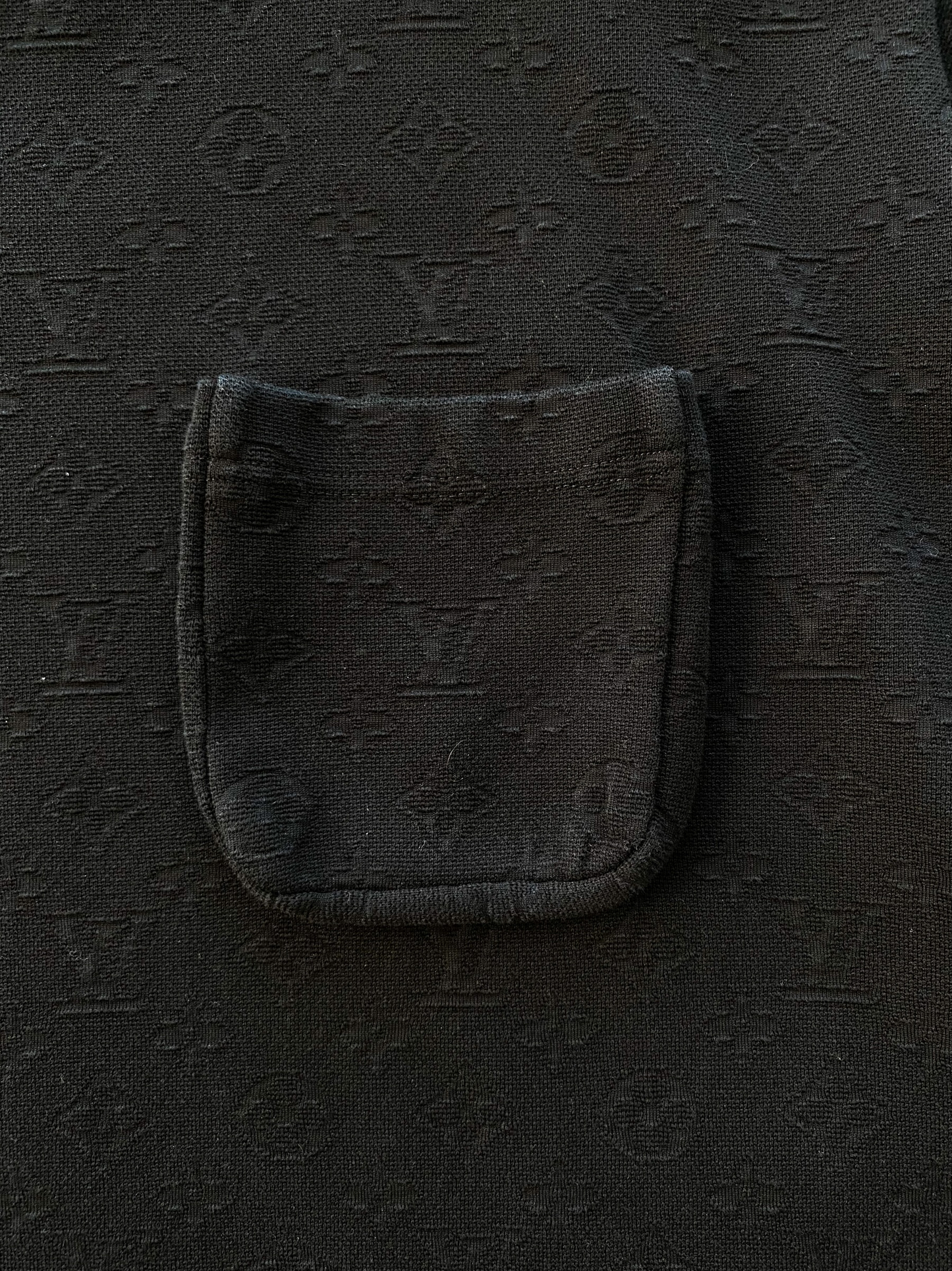 Louis Vuitton Black Monogram Pocket Tee