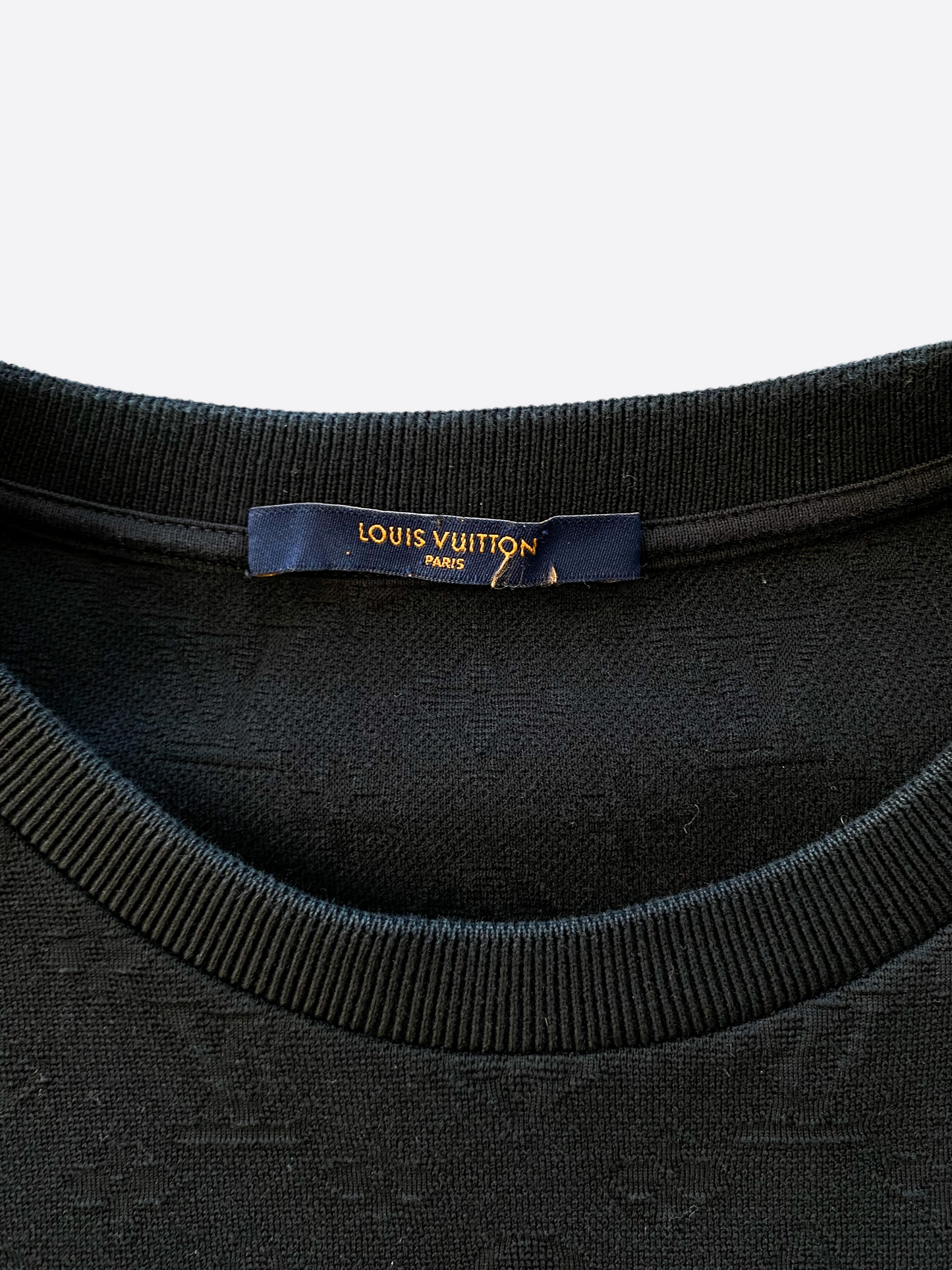 Louis Vuitton Black Monogram Pocket Tee