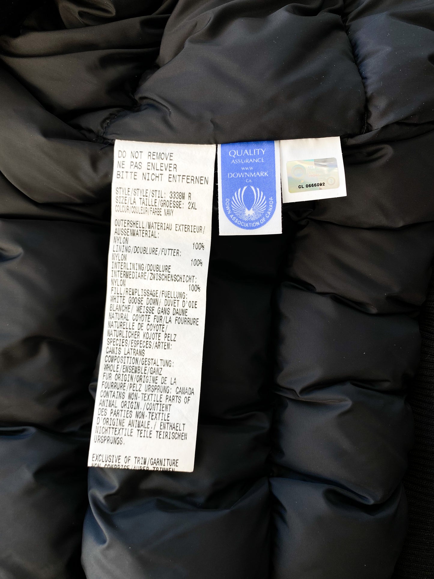 Canada Goose Navy Yukon Black Label Men's Jacket