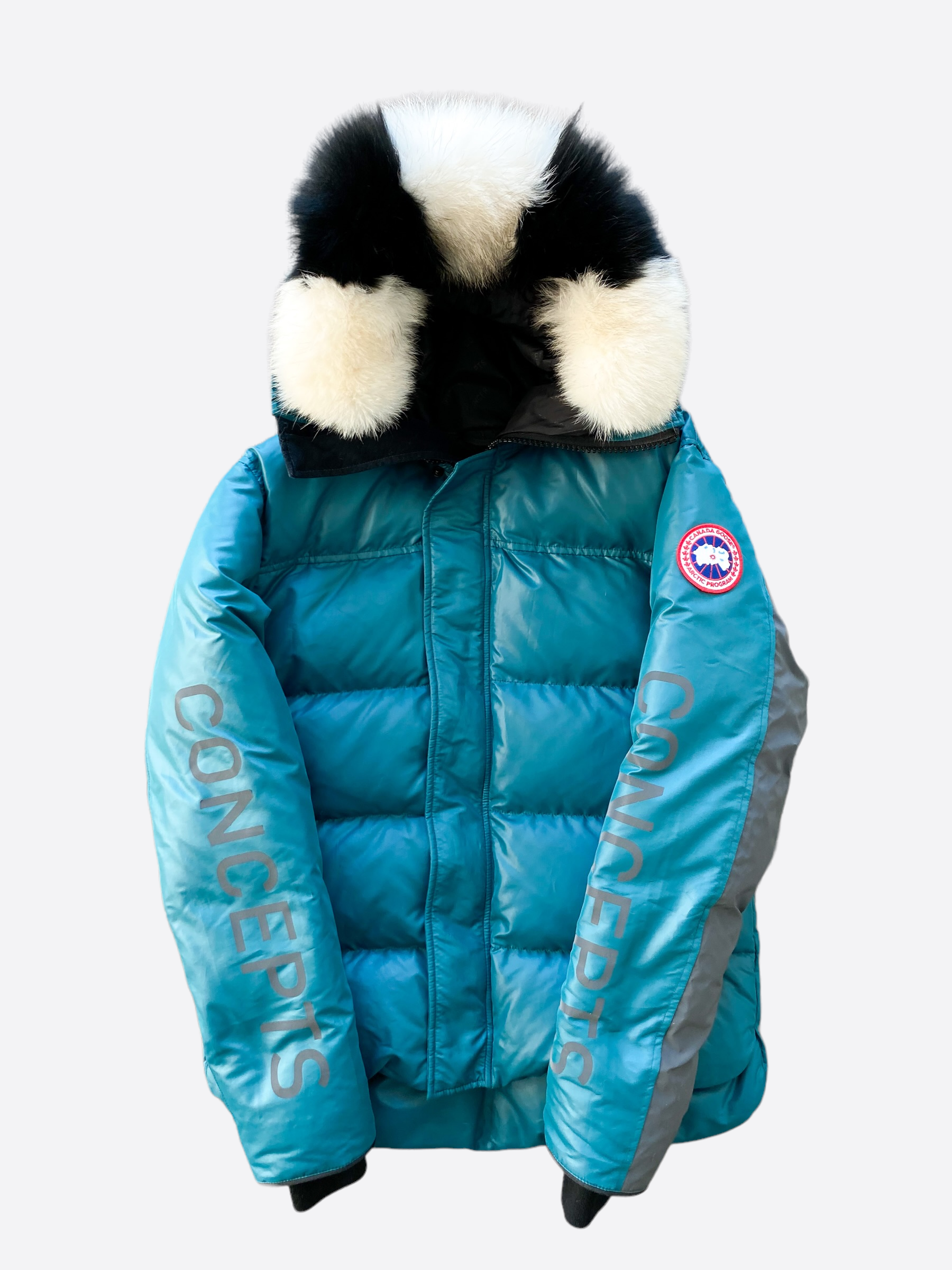 Teal canada store goose jacket