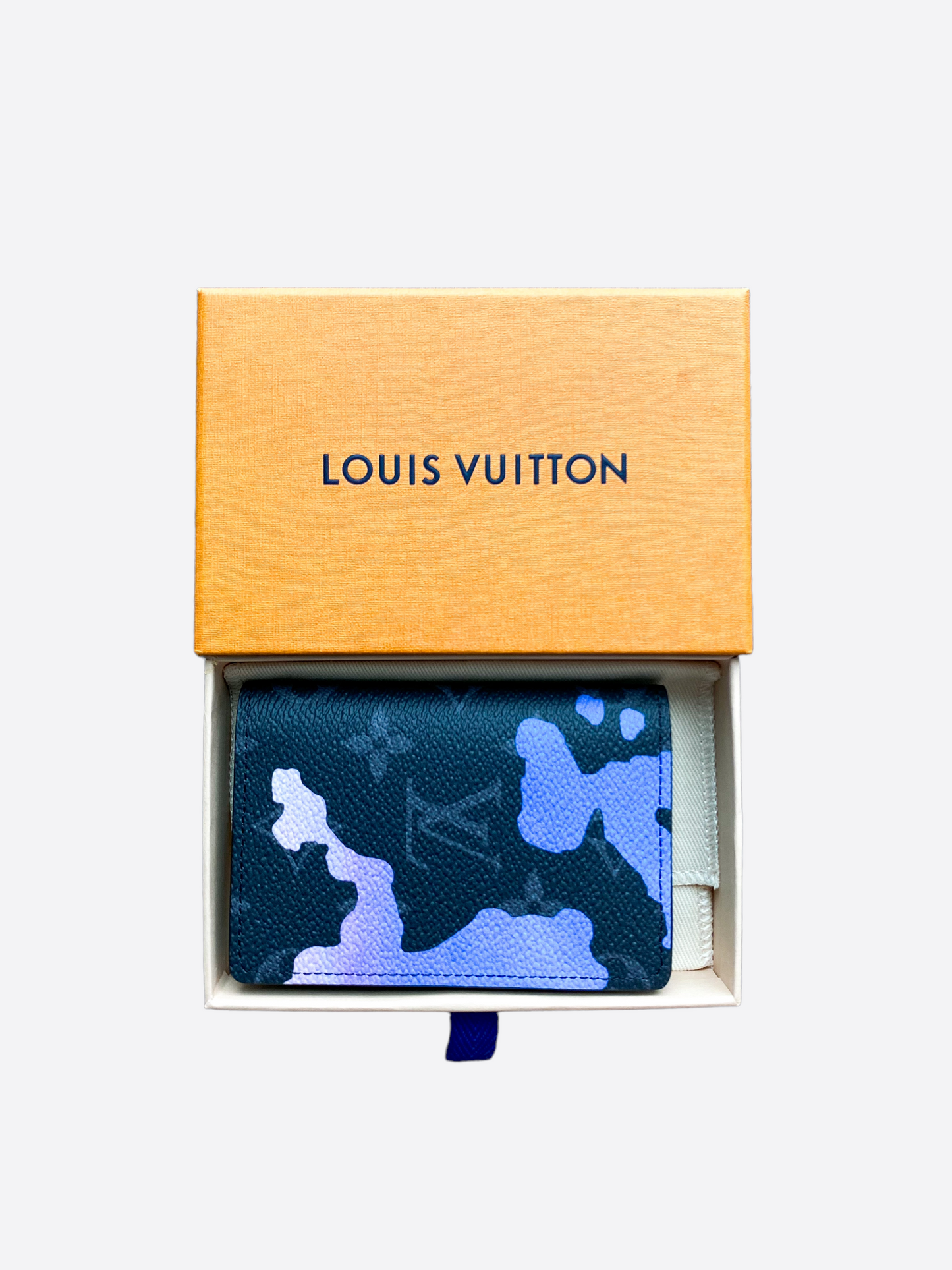Louis Vuitton Monogram Eclipse Blue Online Exclusive Pocket Organizer