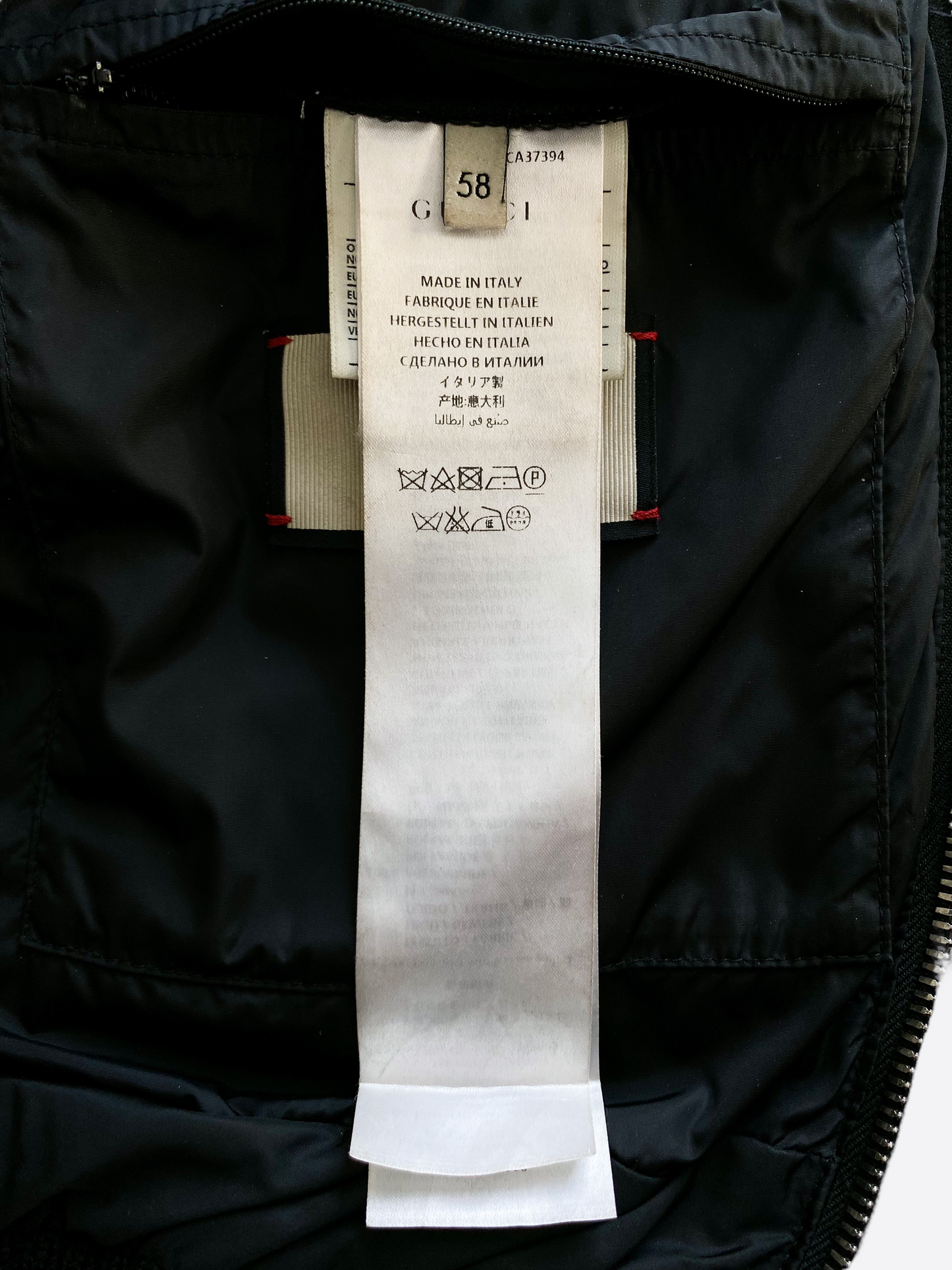 Gucci Black GG Monogram Jacquard Jacket
