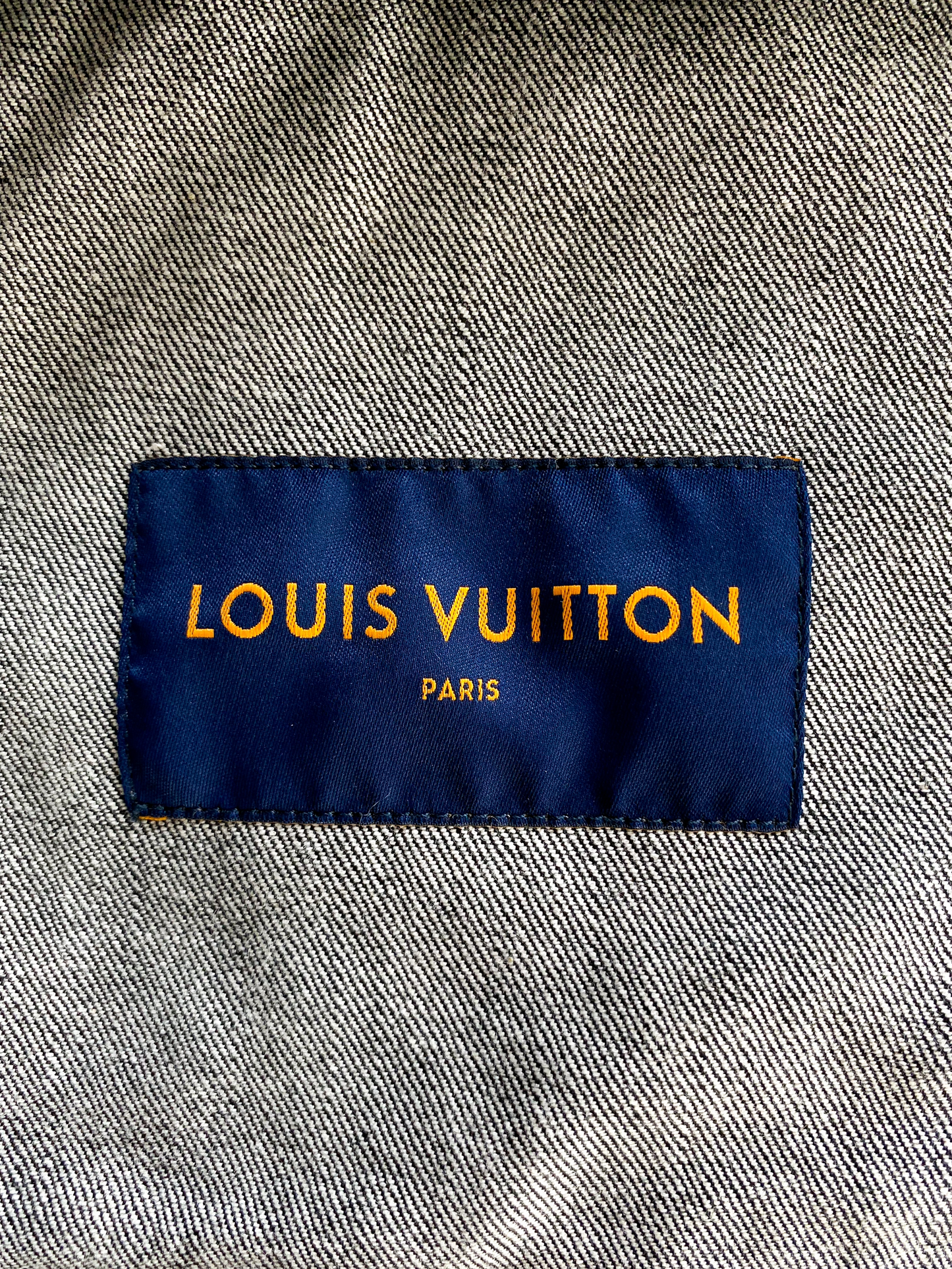 Louis Vuitton Black DNA Monogram Denim Jacket