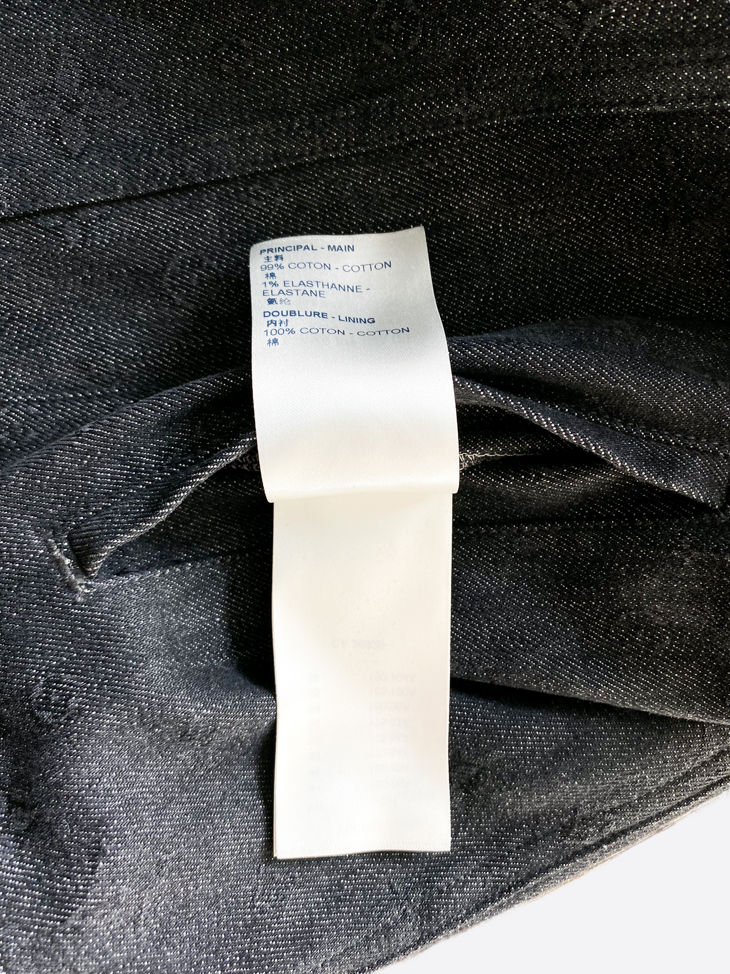 Louis Vuitton Black DNA Monogram Denim Jacket