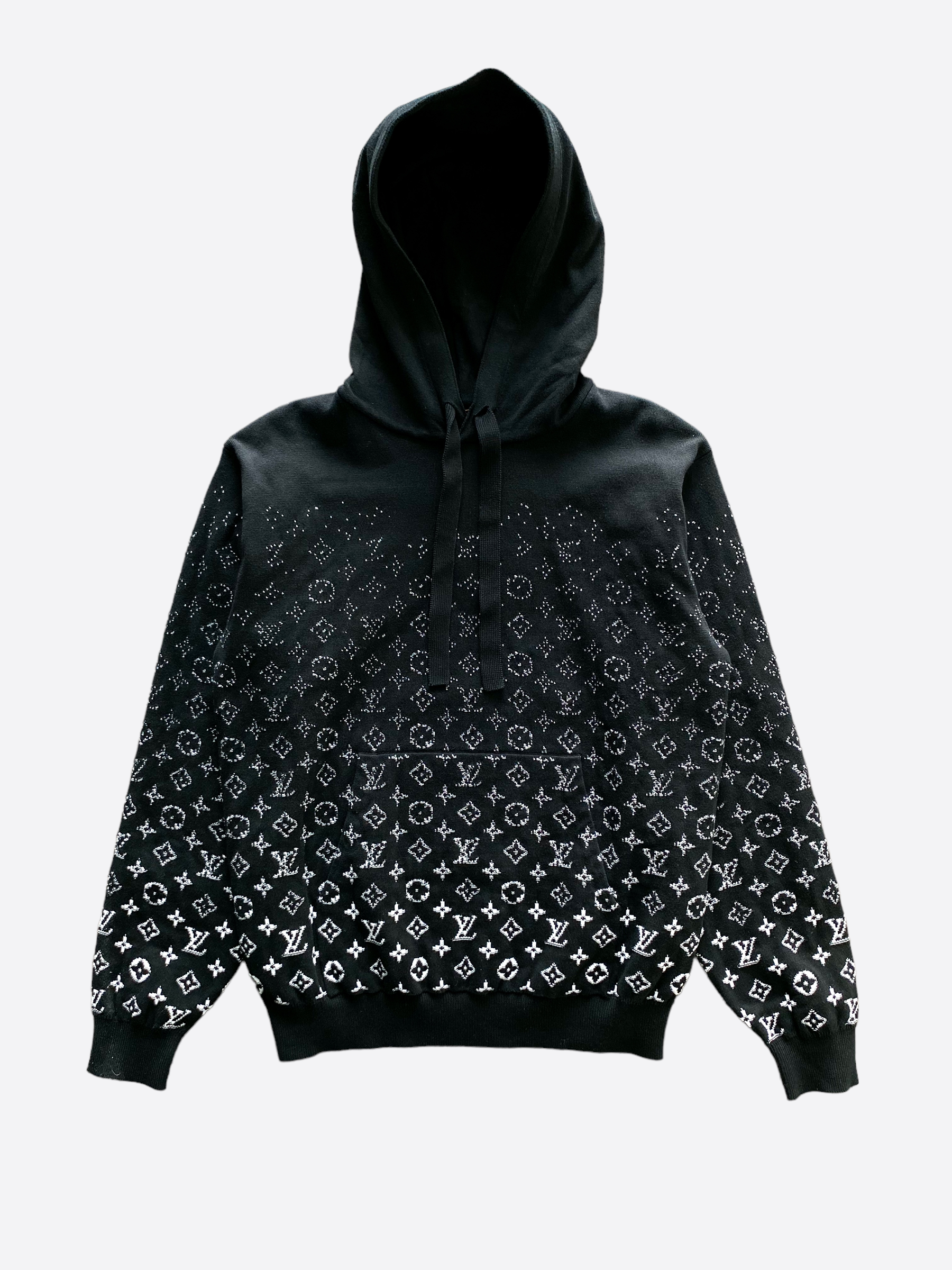 TRENDING] Louis Vuitton Luxury Brand Black Gradient 3D Hoodie