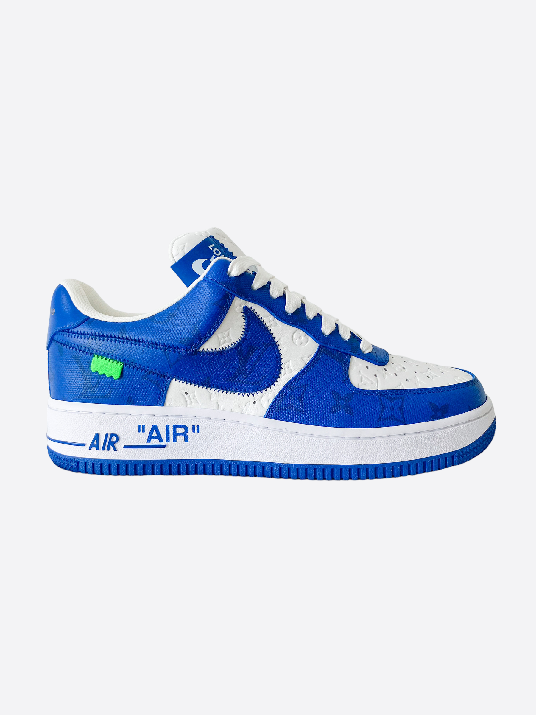 Louis Vuitton Blue Monogram Nike Air Force 1 â Savonches