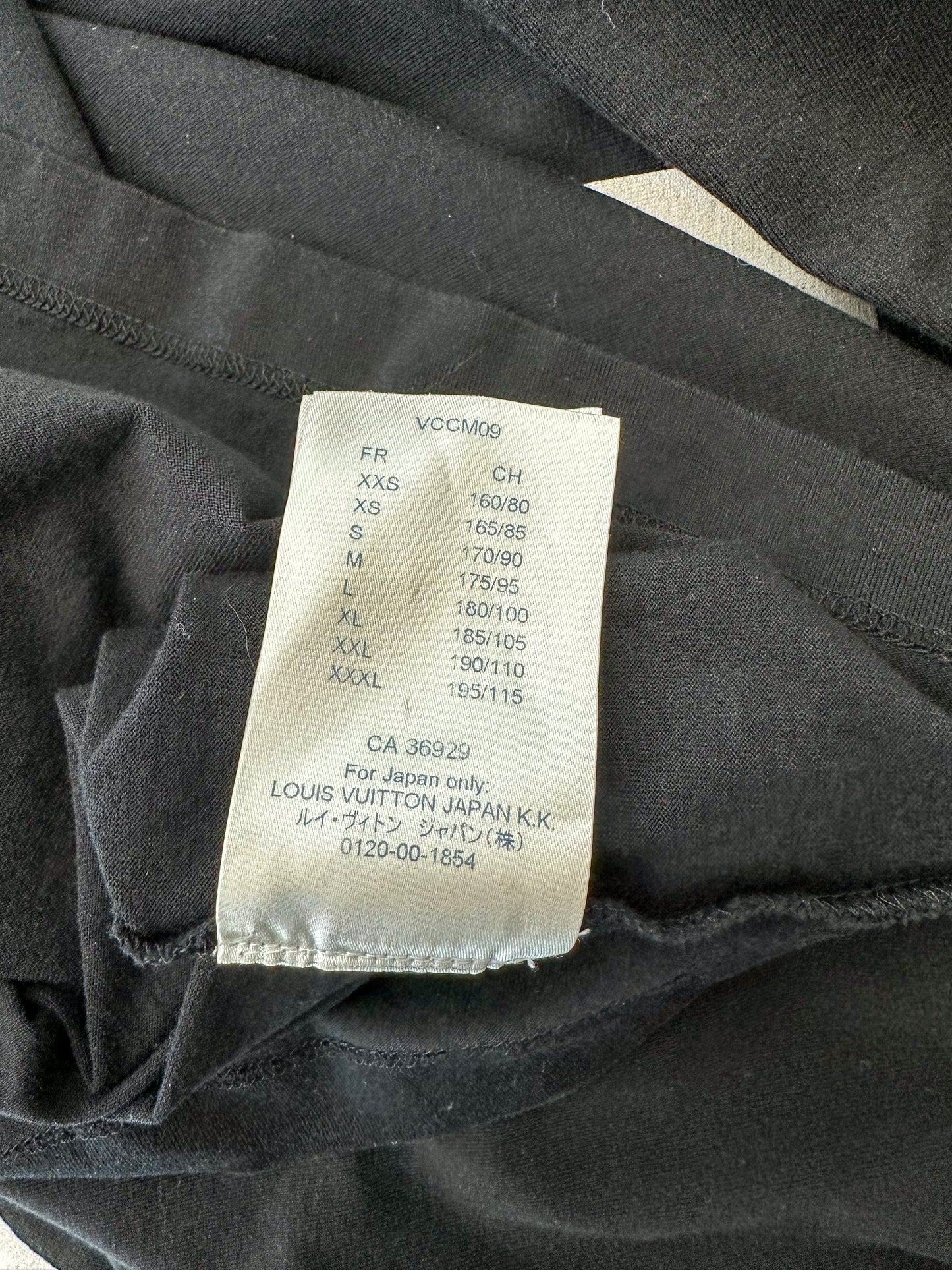 Louis Vuitton Black Striped Longsleeve T-Shirt