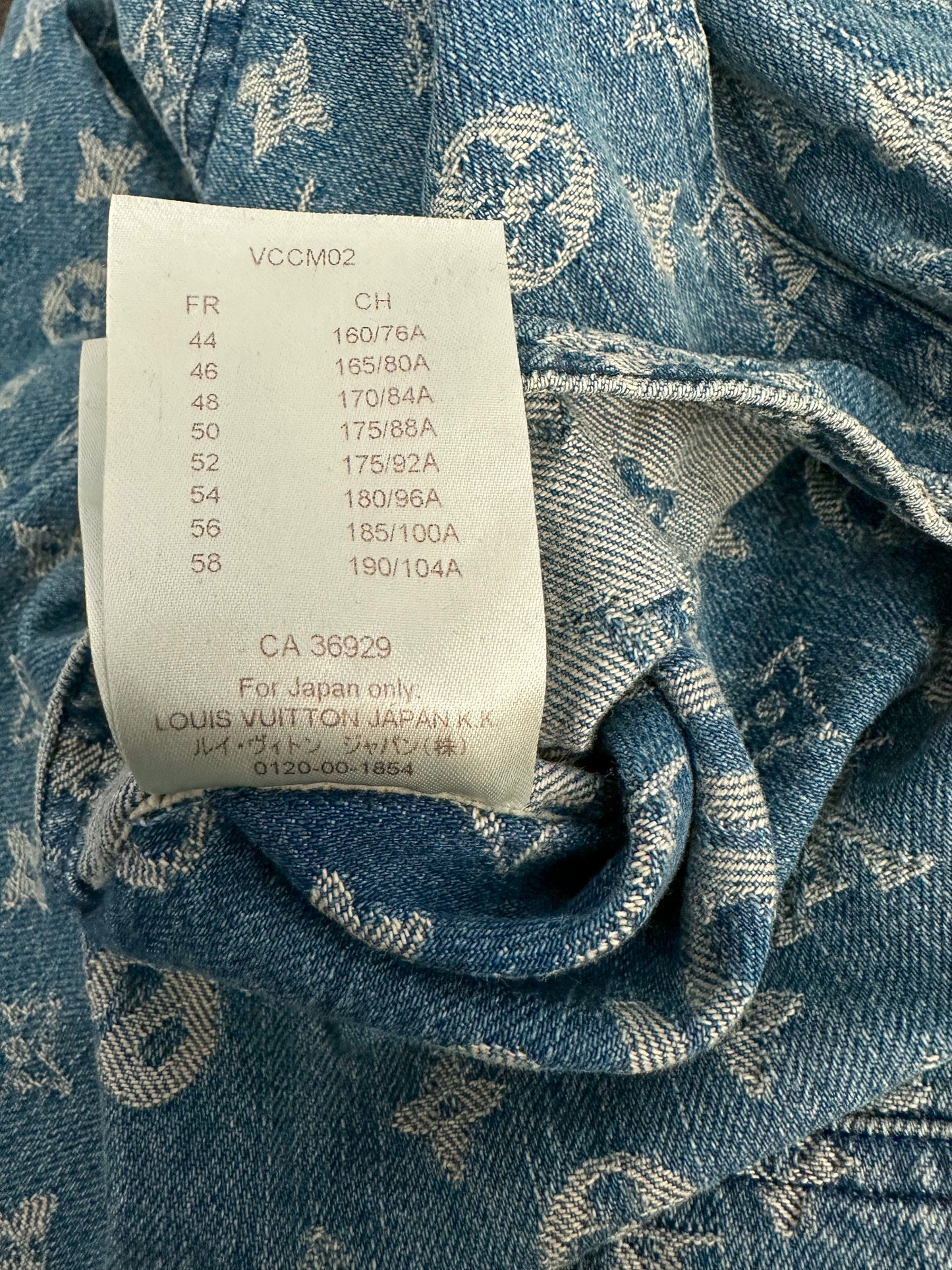 Louis Vuitton Supreme Blue Monogram Chore Jacket