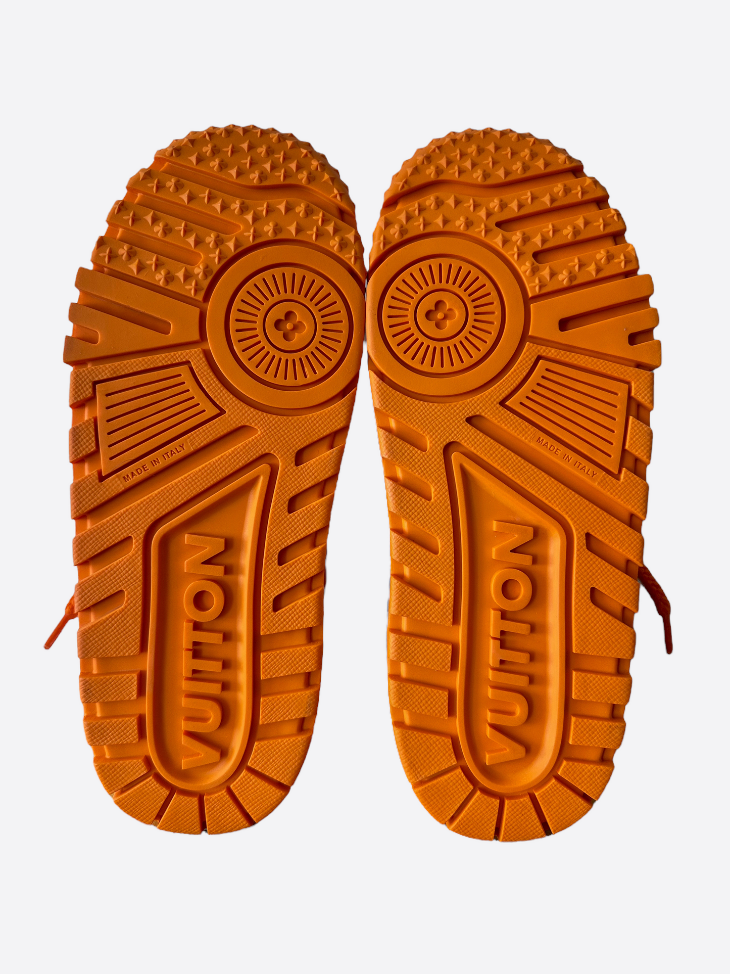 Louis Vuitton Orange Monogram Maxi Trainers