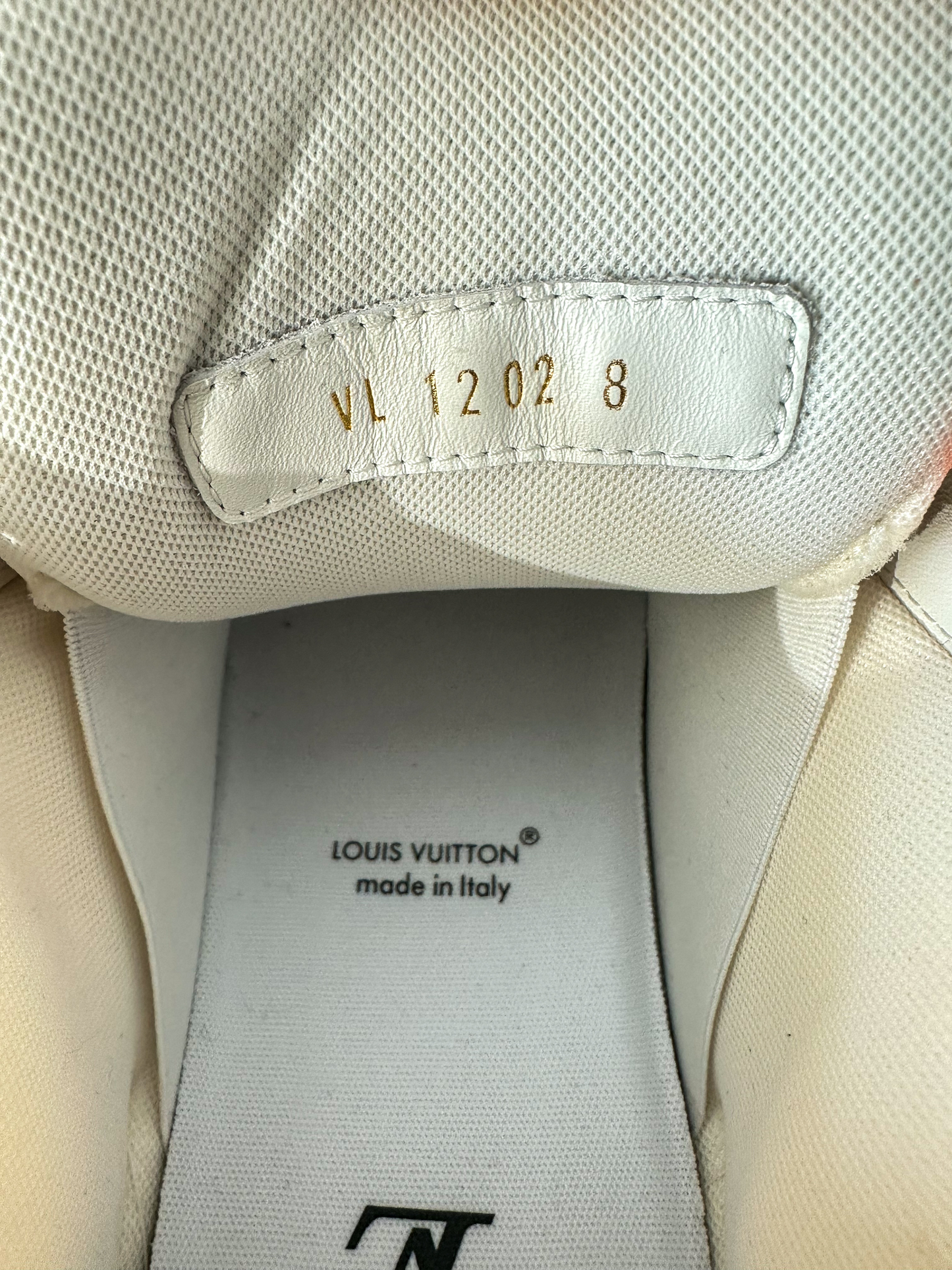 Louis Vuitton Orange Monogram Maxi Trainers