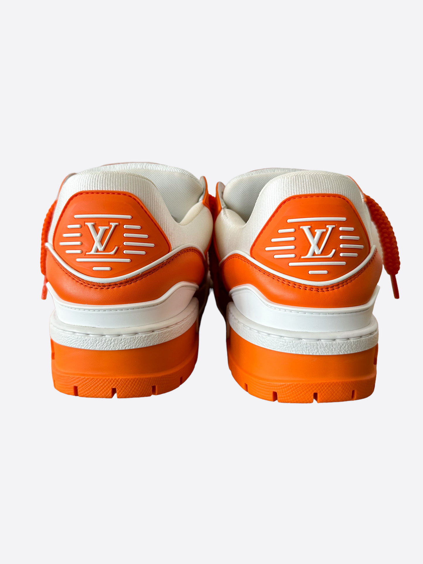 Louis Vuitton Orange Monogram Maxi Trainers
