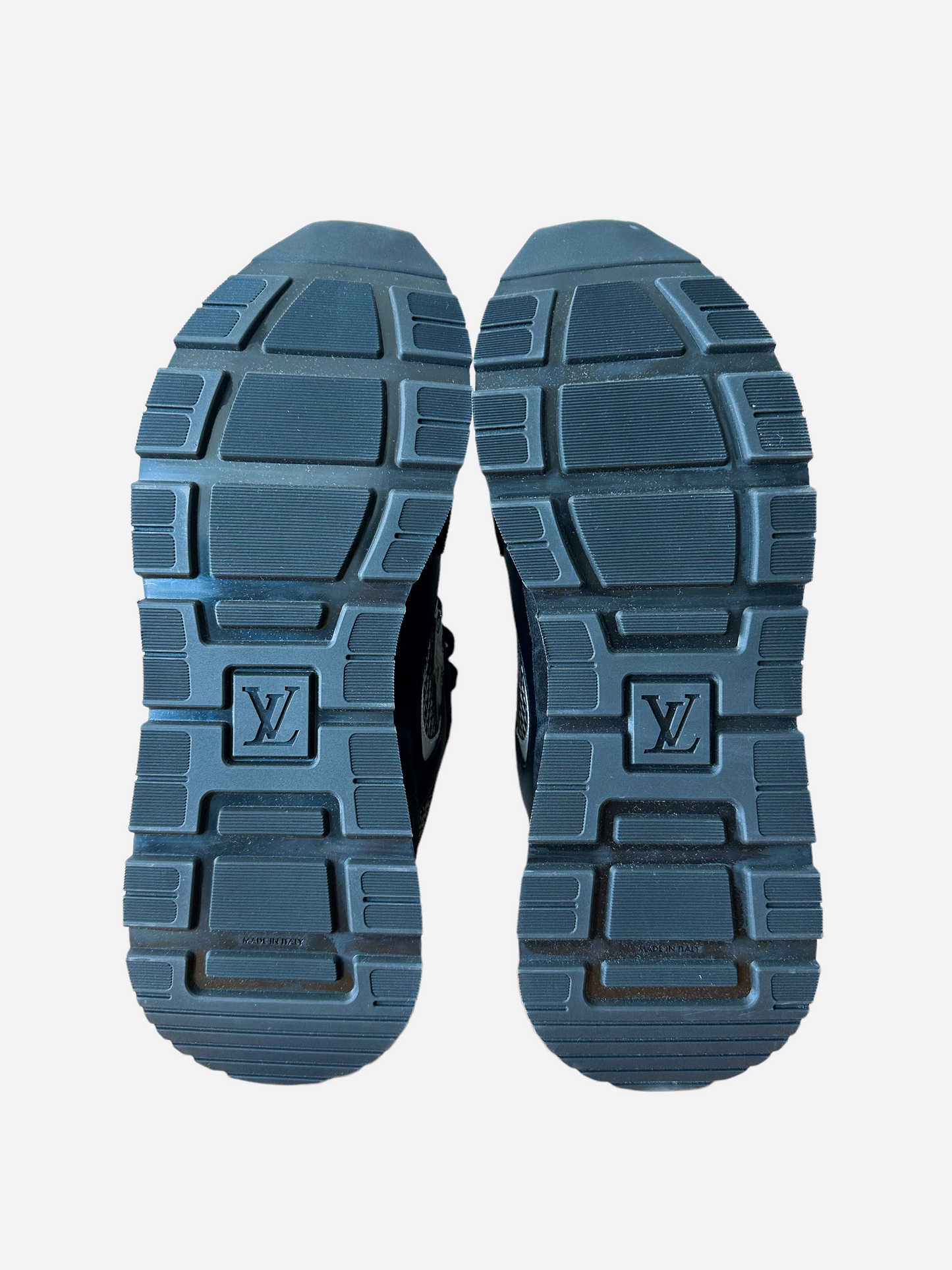 Louis Vuitton Black & Grey Run Away Sneakers