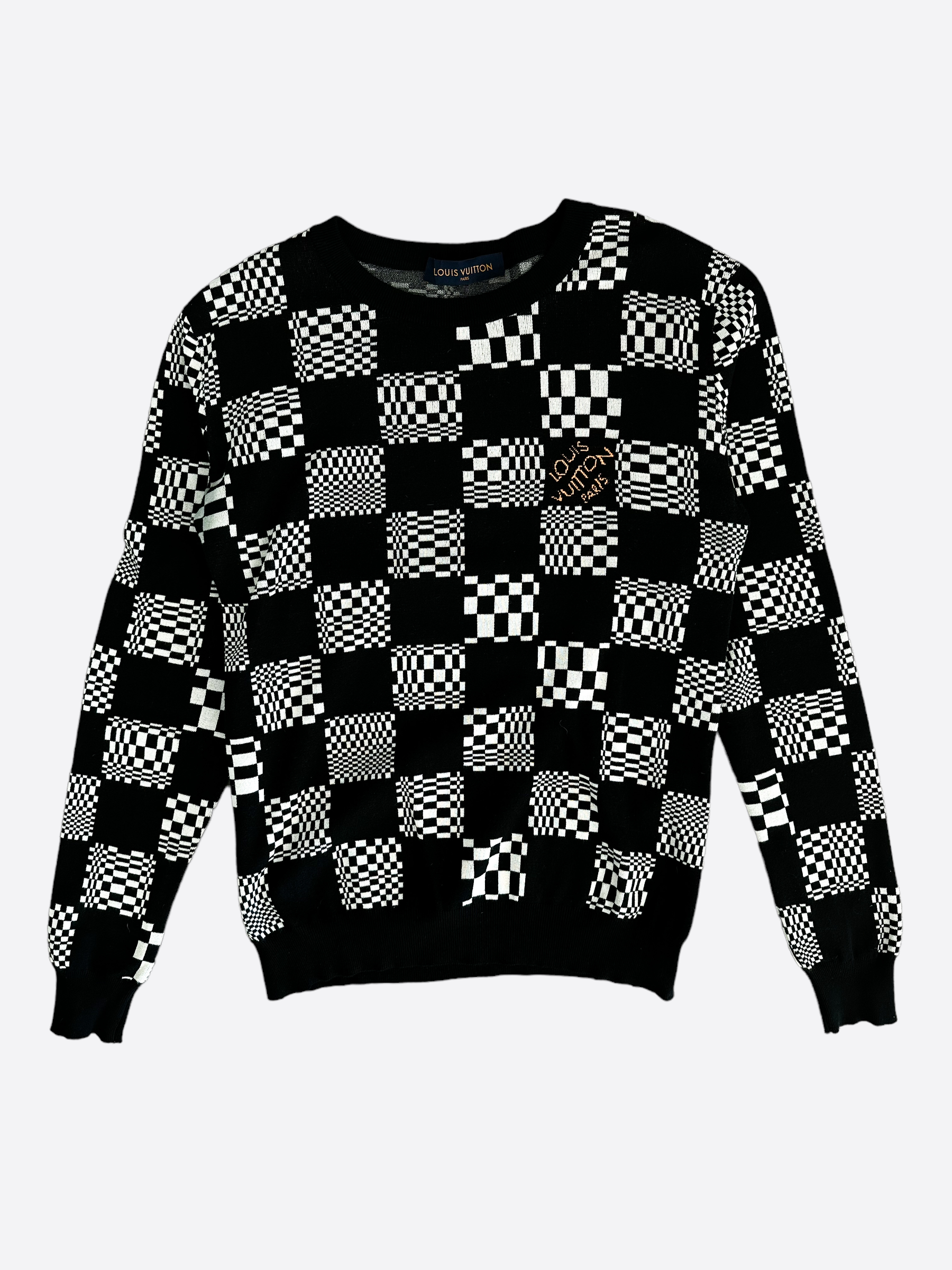 Louis vuitton best sale black sweatshirt