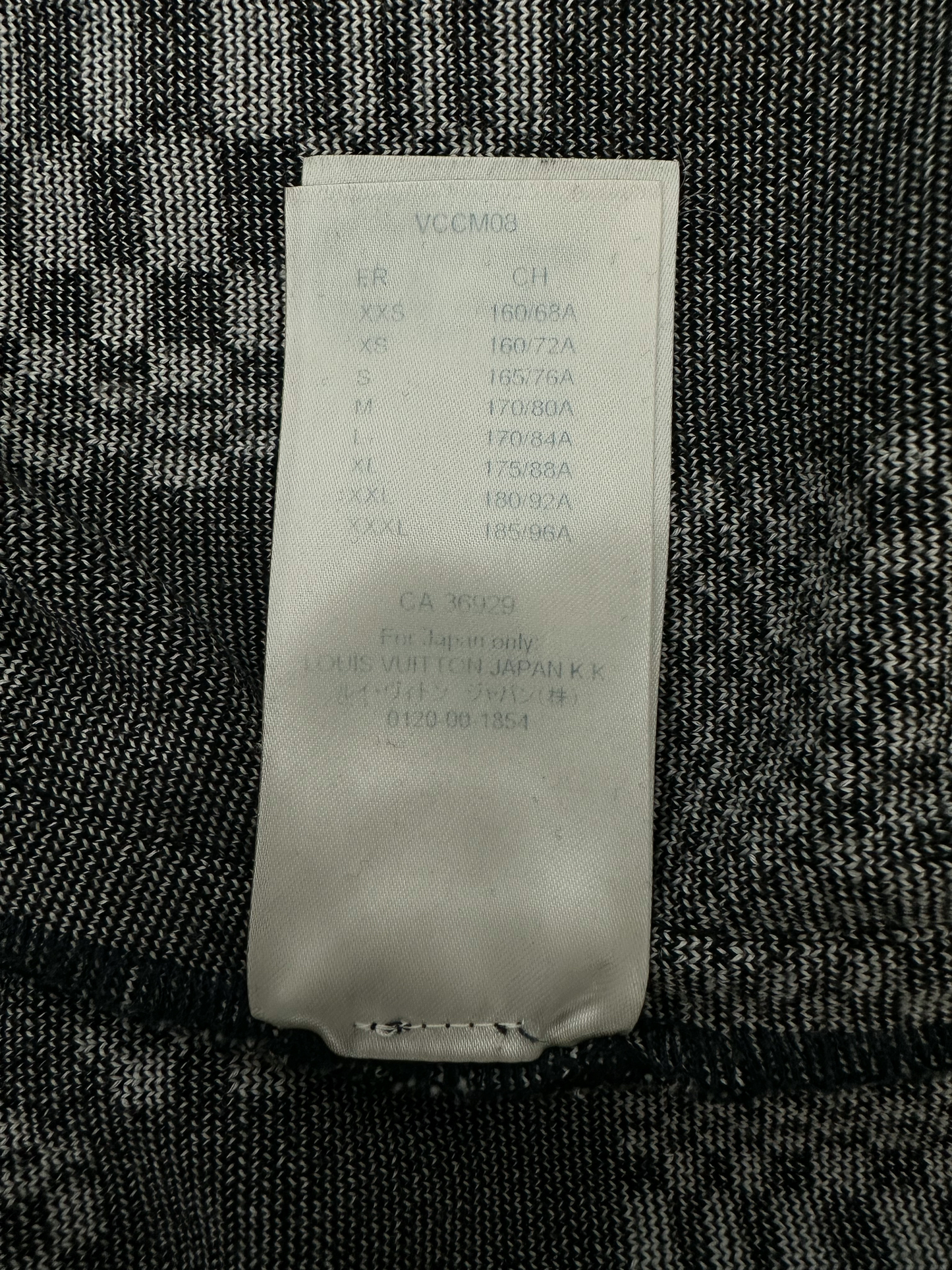 Louis Vuitton Black & White Distorted Damier Sweater