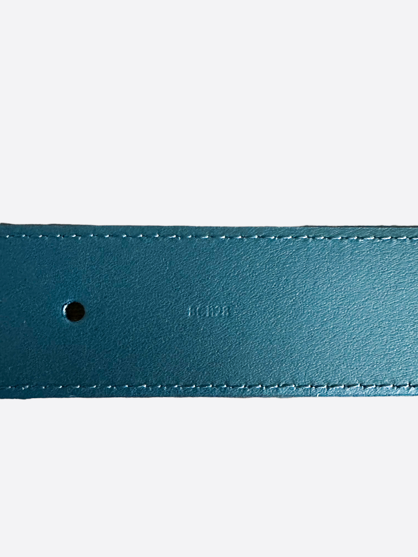 Louis Vuitton Navy Blue Monogram Upside Down Belt