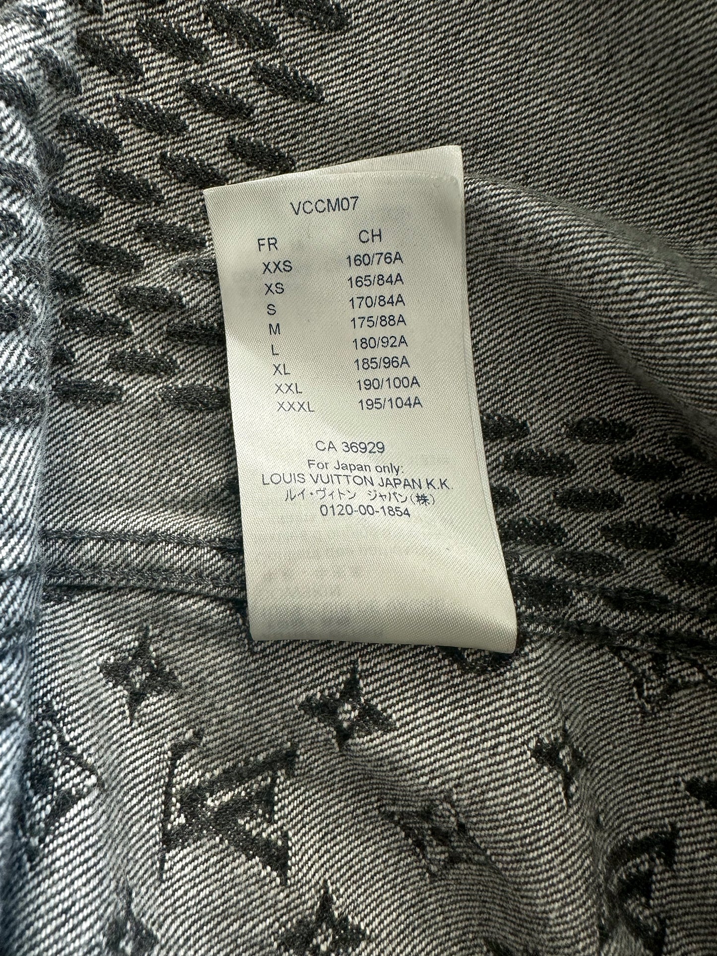 Louis Vuitton Nigo Giant Waves Monogram Denim Jacket