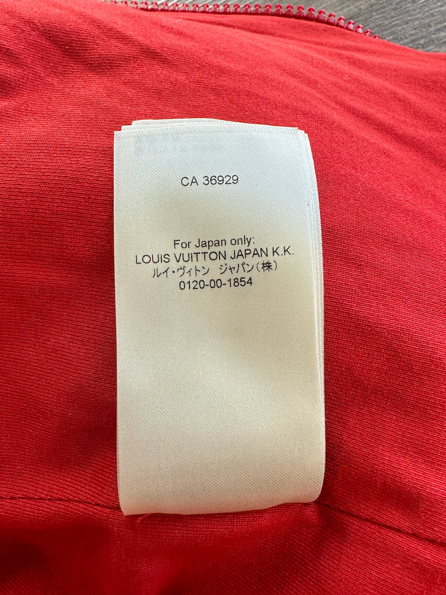 Louis Vuitton Nigo Red & White checkered Fleece Jacket