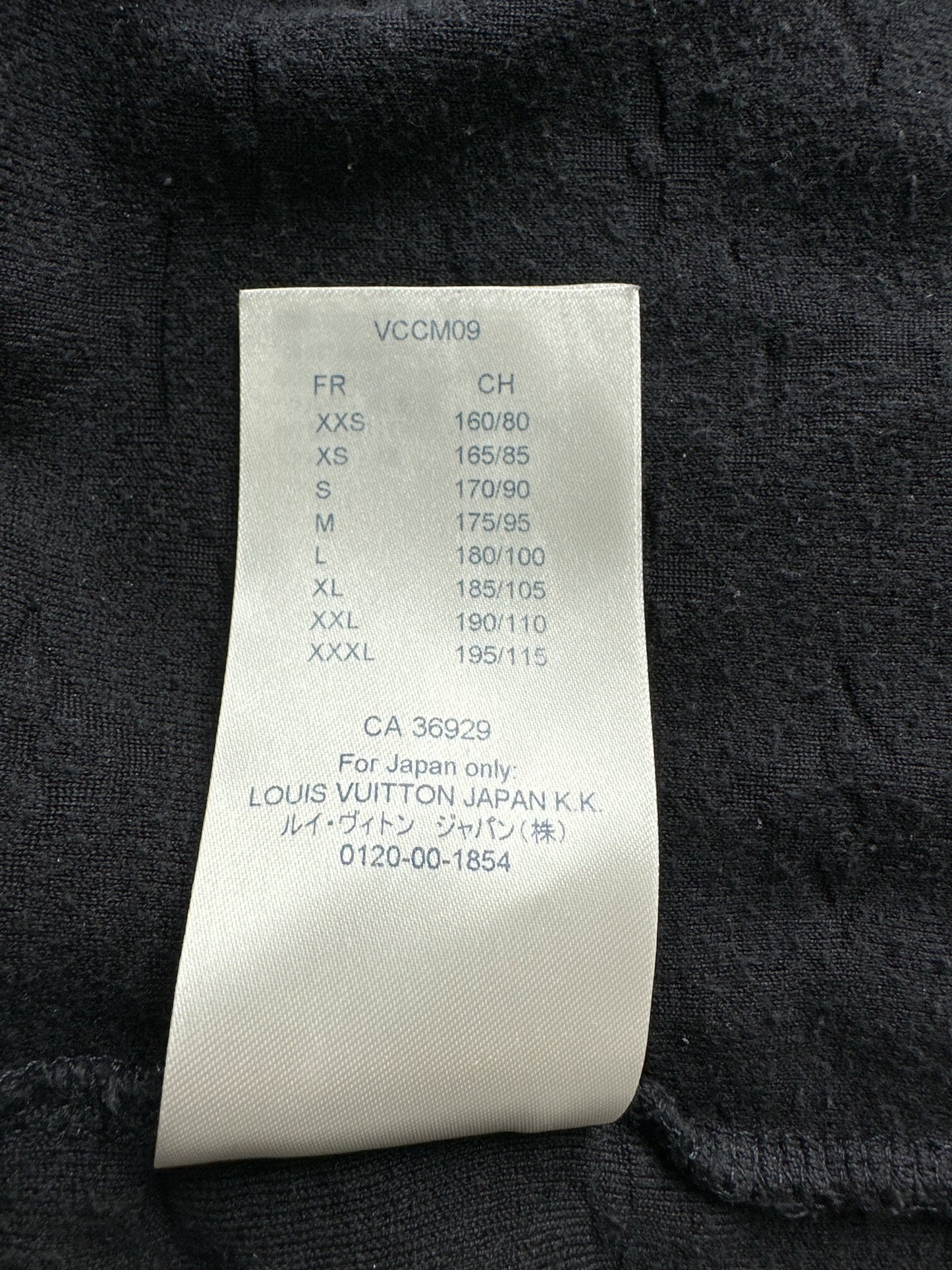 Louis Vuitton Black Monogram Towel Tee