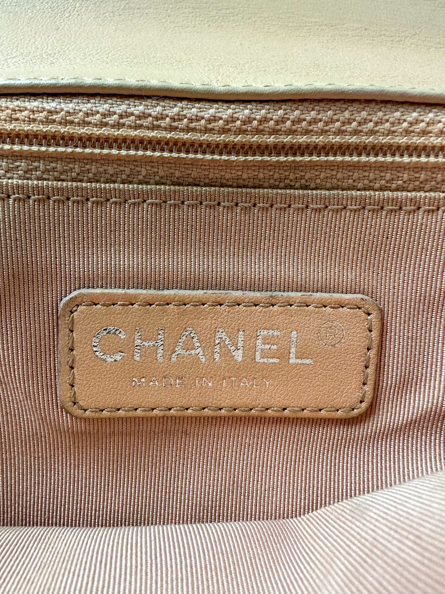 Chanel Medium Beige Boy Bag