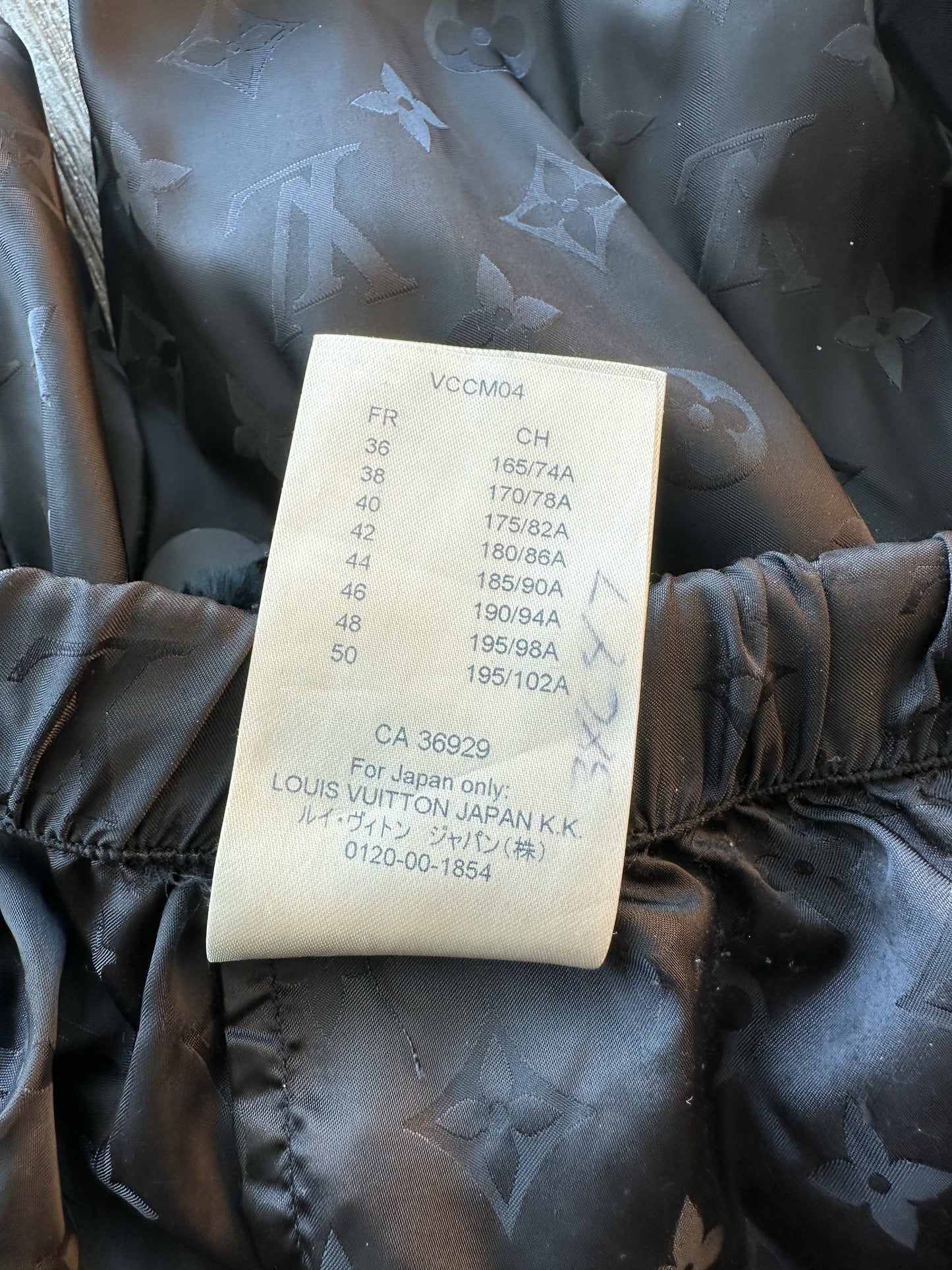 Louis Vuitton Black Monogram Trackpants