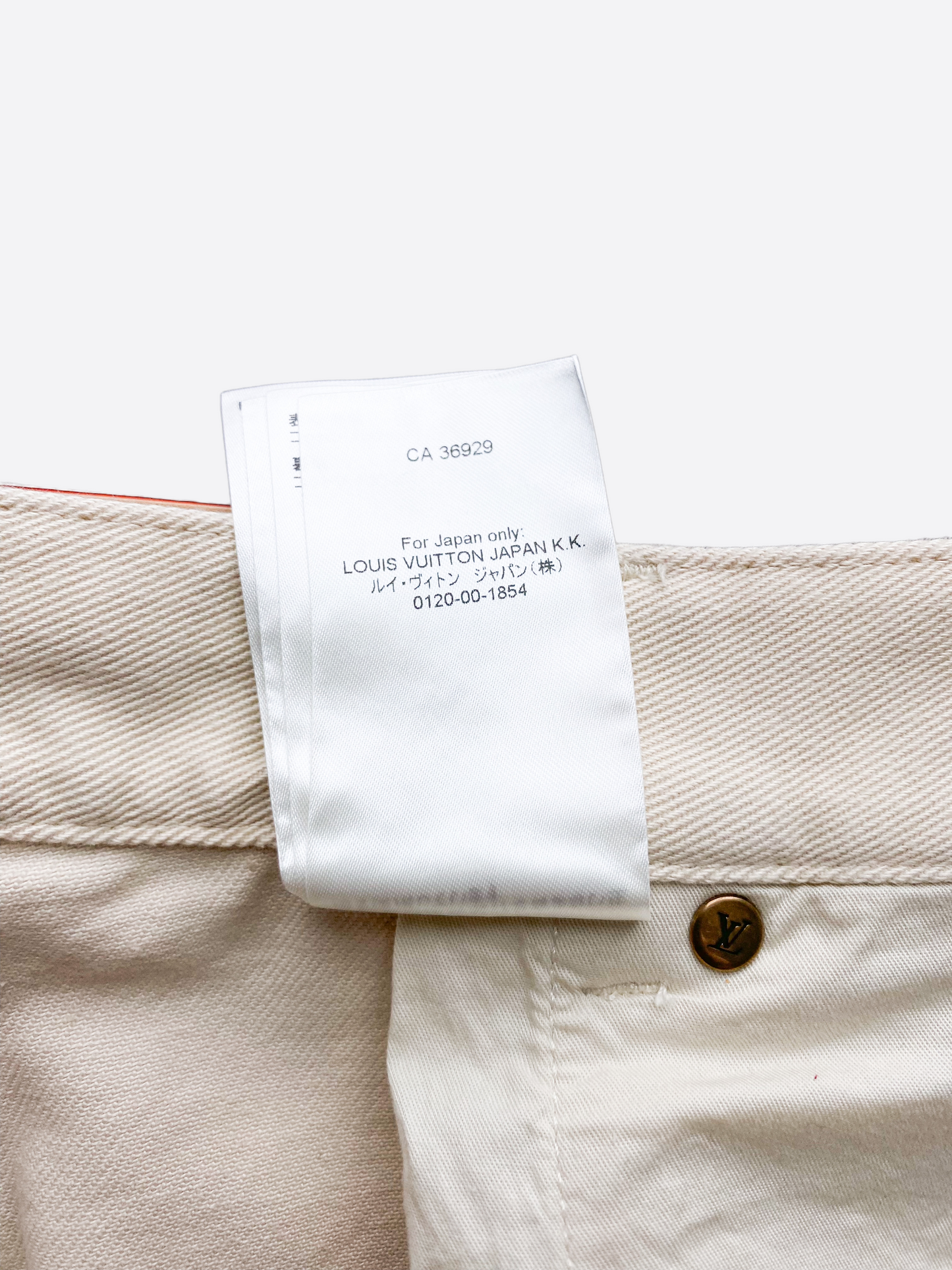 Louis Vuitton Beige Monogram Carpenter Pants