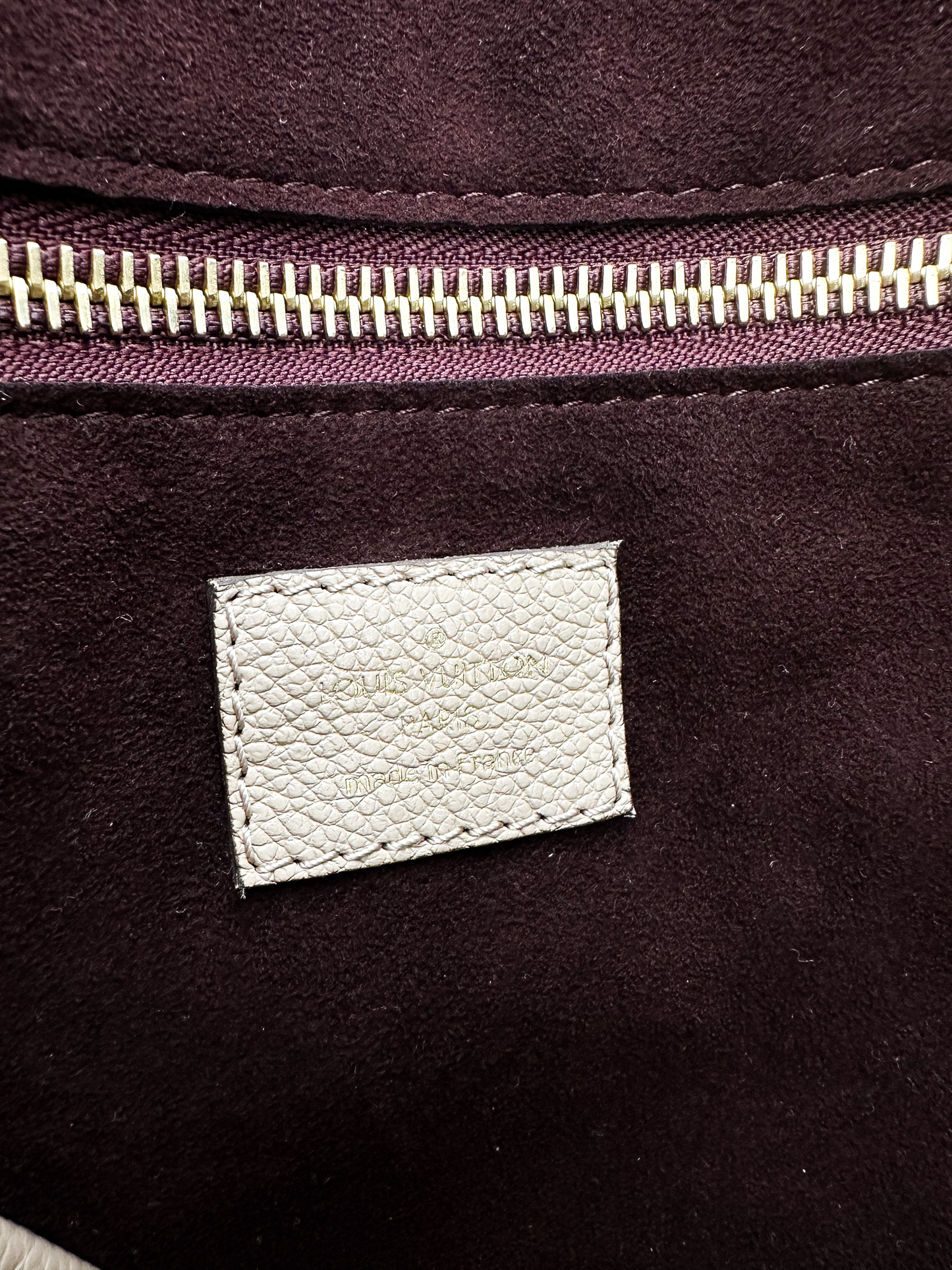 Louis Vuitton Turtledove Empreinte Leather Monogram Neverfull MM