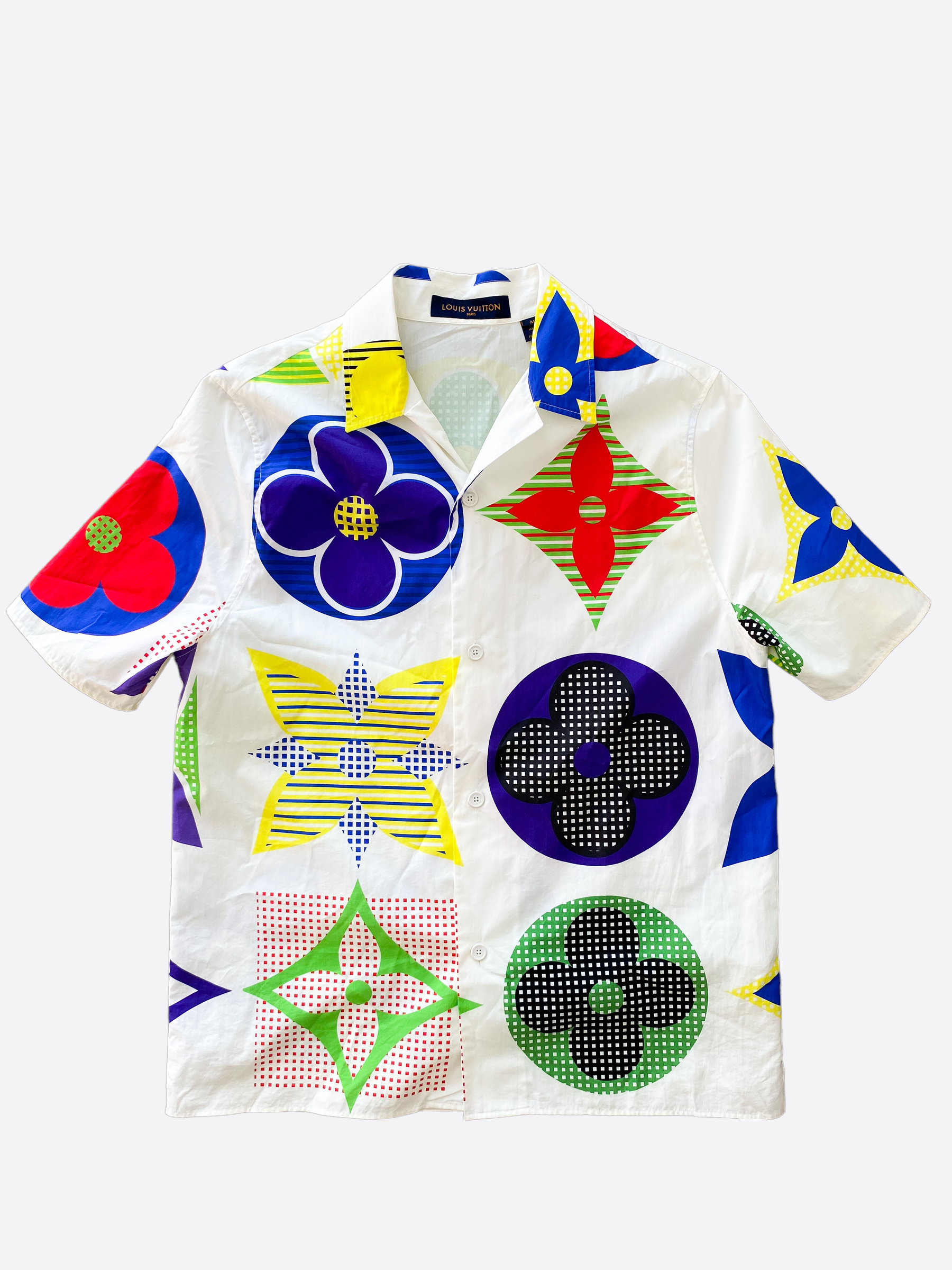 Louis Vuitton Multicolor Monogram Button Up Shirt – Savonches