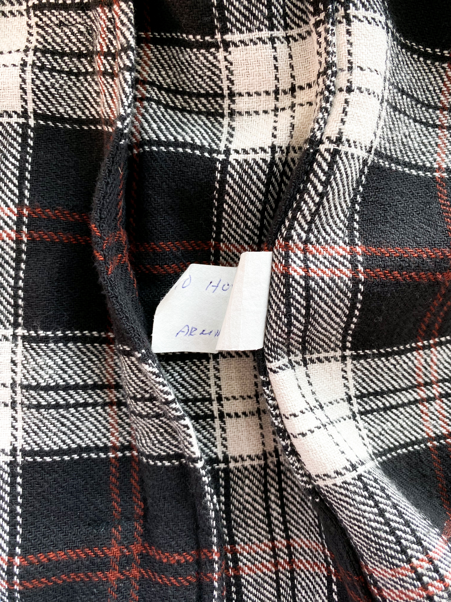 Chrome Hearts Black & Red Cross Patch Flannel