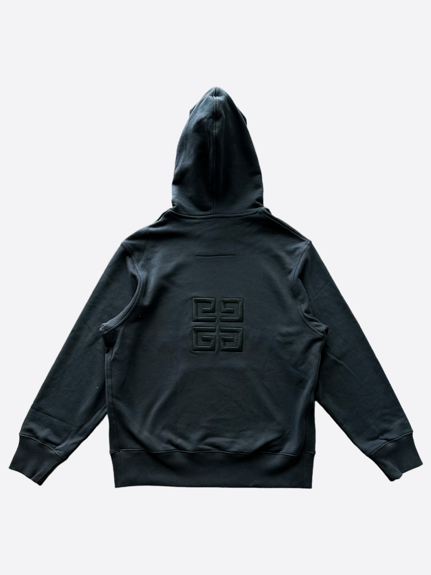 Givenchy Dark Navy Embroidered Logo Hoodie