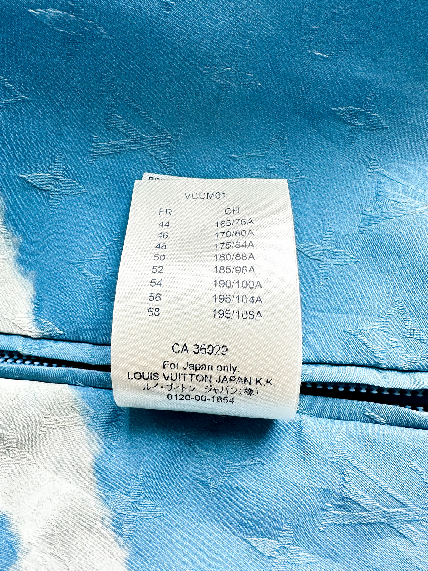 Louis Vuitton Blue Monogram Cloud Windbreaker