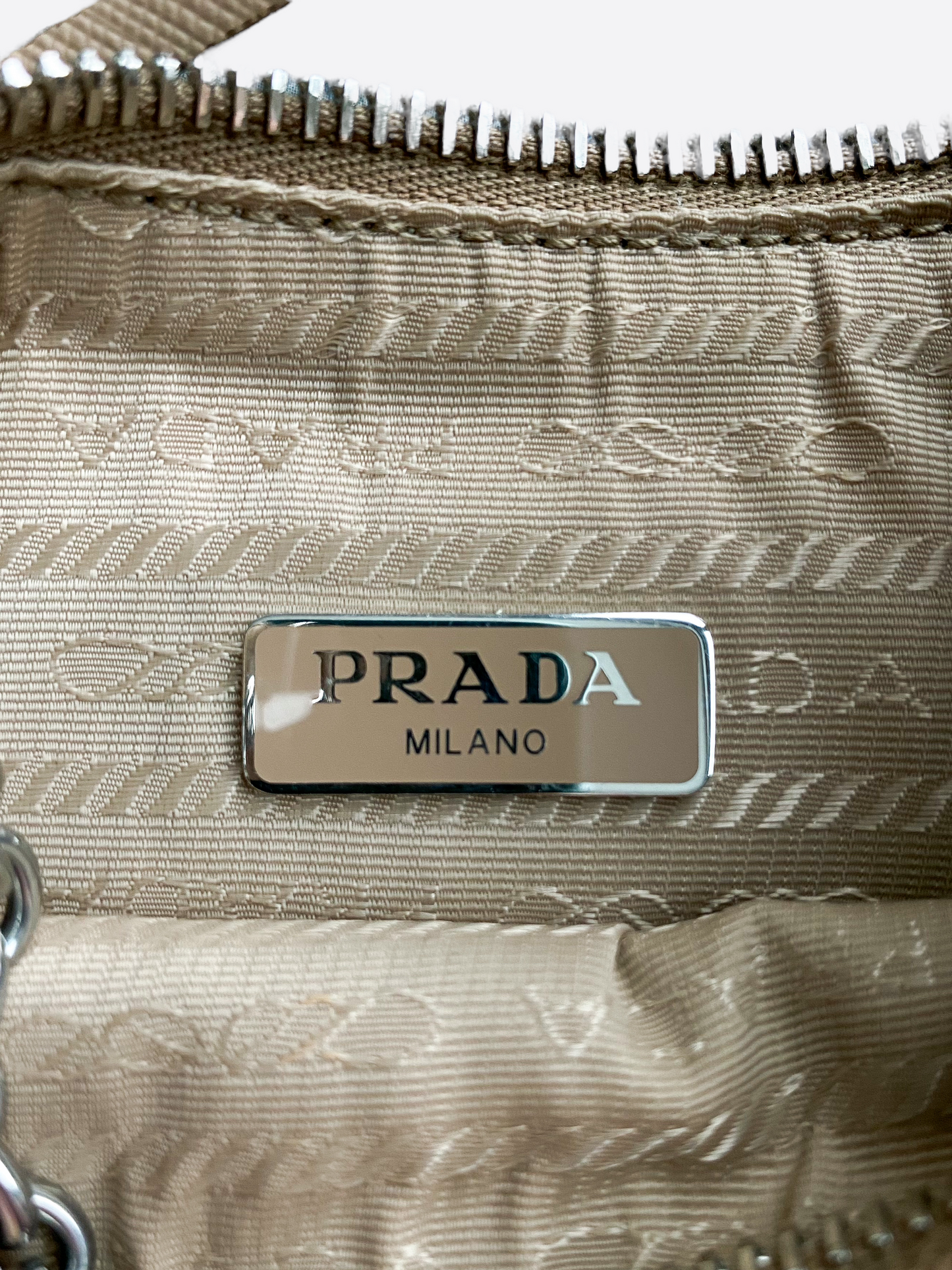 Prada Desert Beige Re-Edition 2005 Nylon Bag
