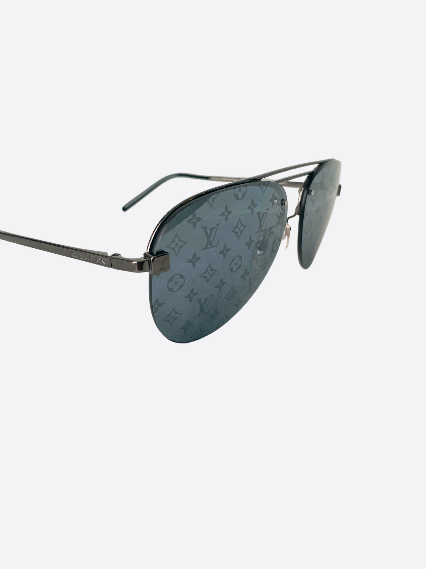 Louis Vuitton Silver Clockwise Monogram Sunglasses