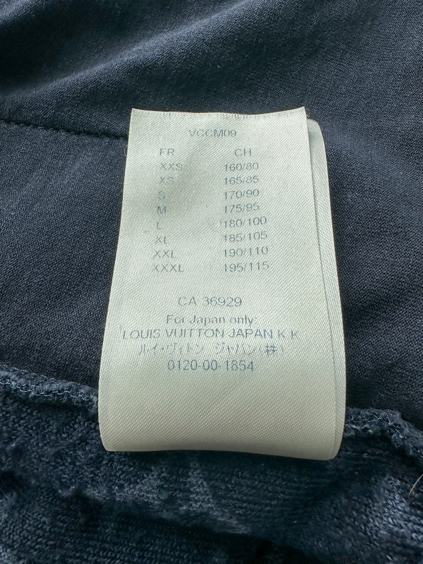 Louis Vuitton Navy Monogram Fleece
