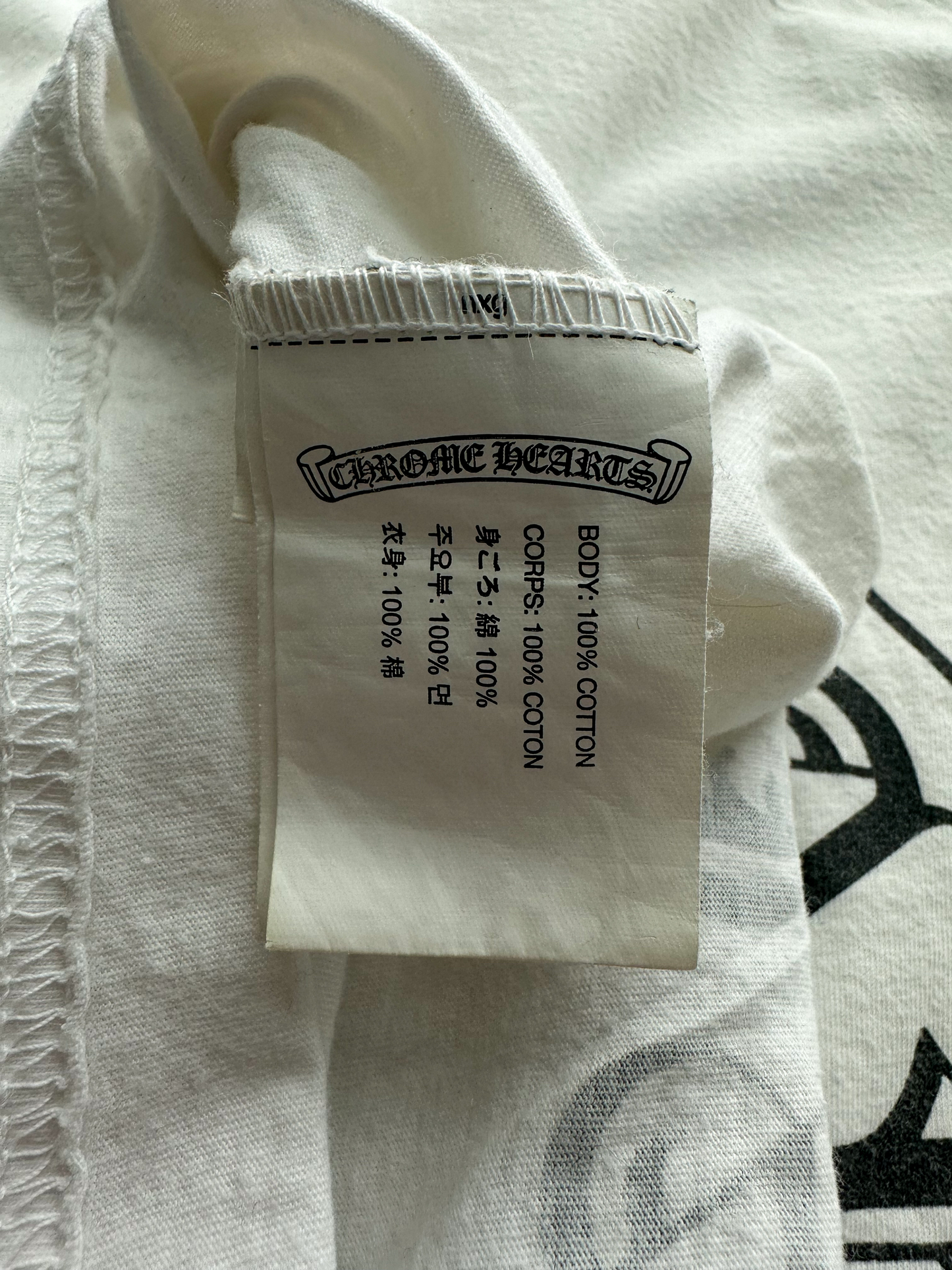 Chrome Hearts White Las Vegas Horseshoe Longsleeve