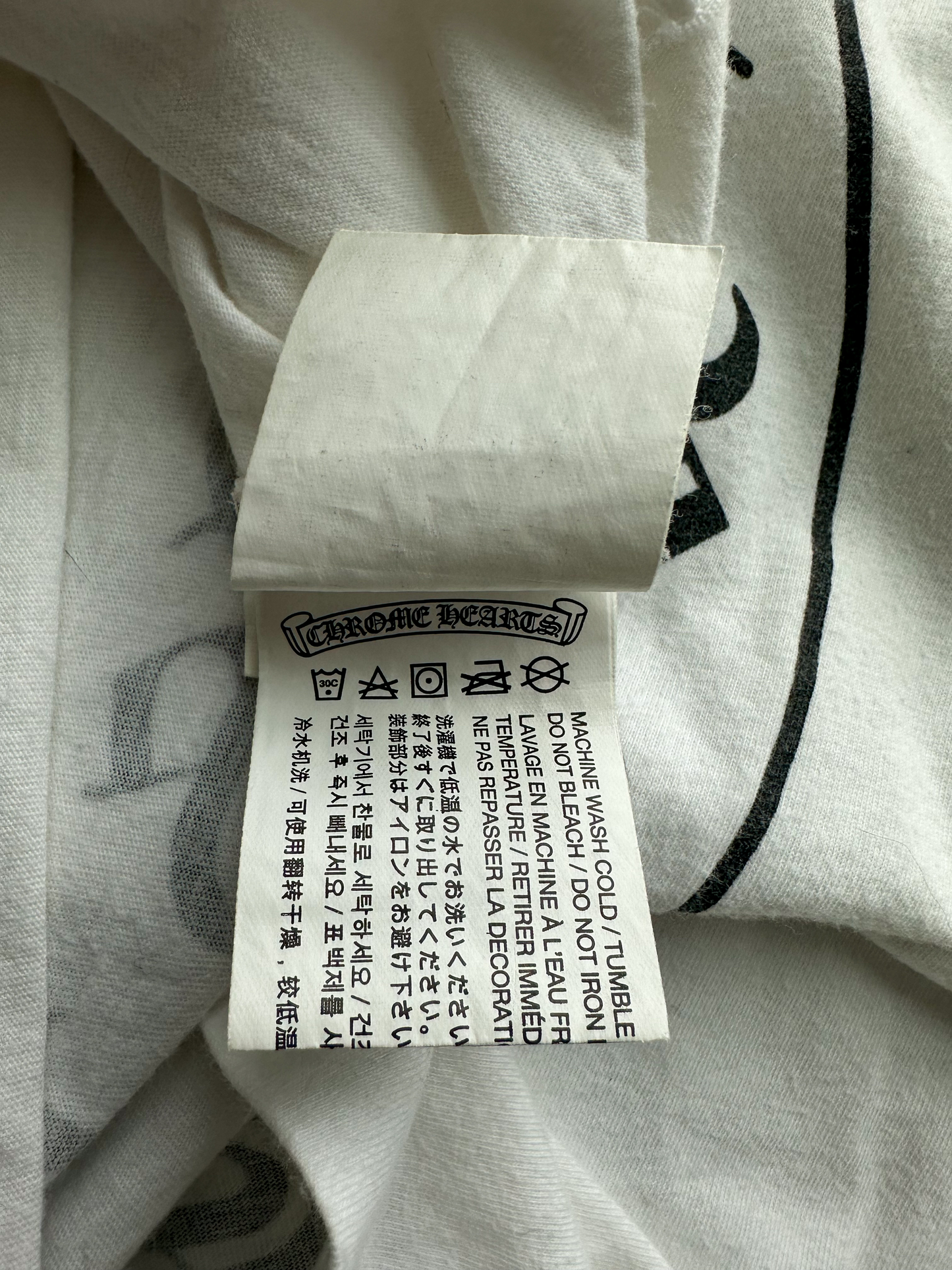 Chrome Hearts White Las Vegas Horseshoe Longsleeve