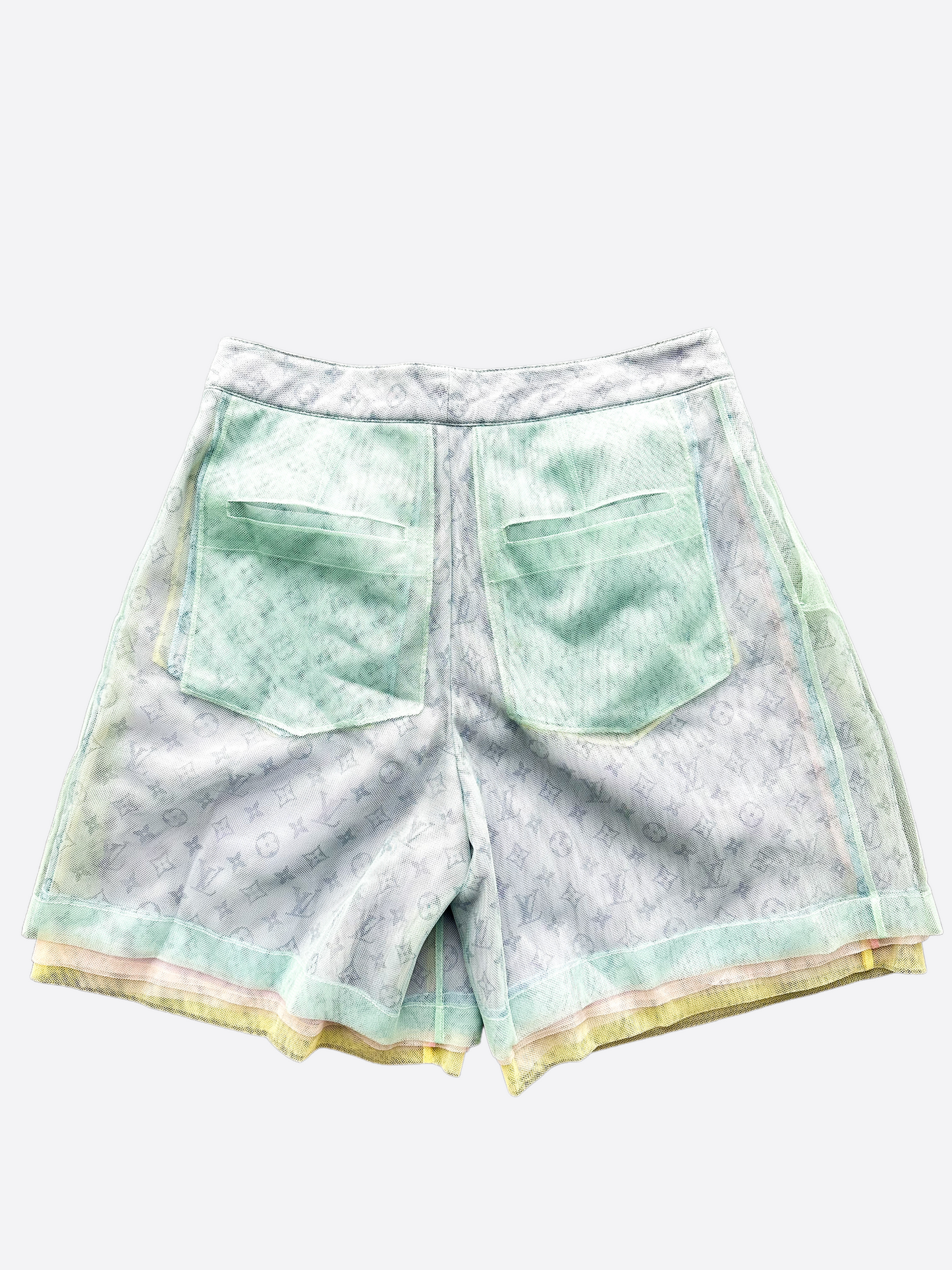 Louis Vuitton Monogram Mesh Tulle Shorts