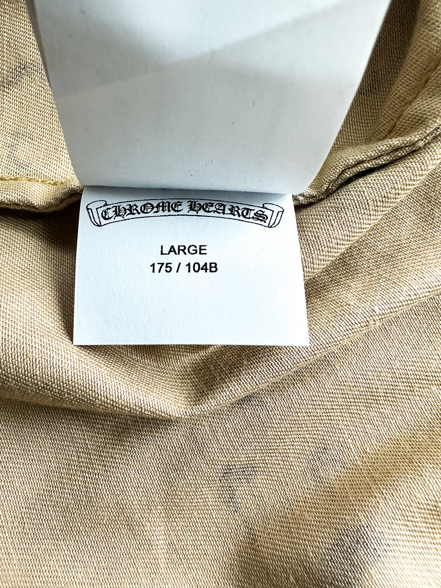 Chrome Hearts Sex Records Desert Camo Short Sleeve Button Up