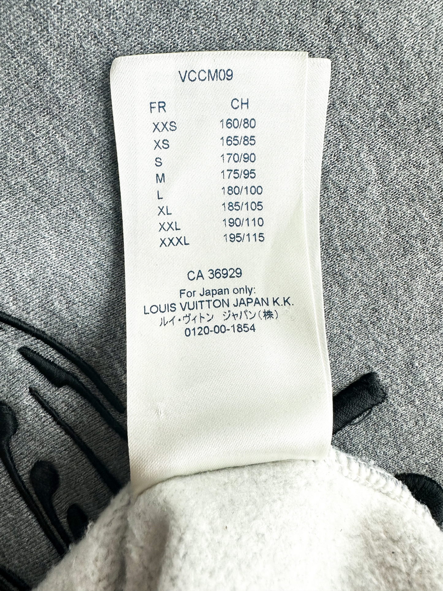 Louis Vuitton Grey Distorted Logo Sweater