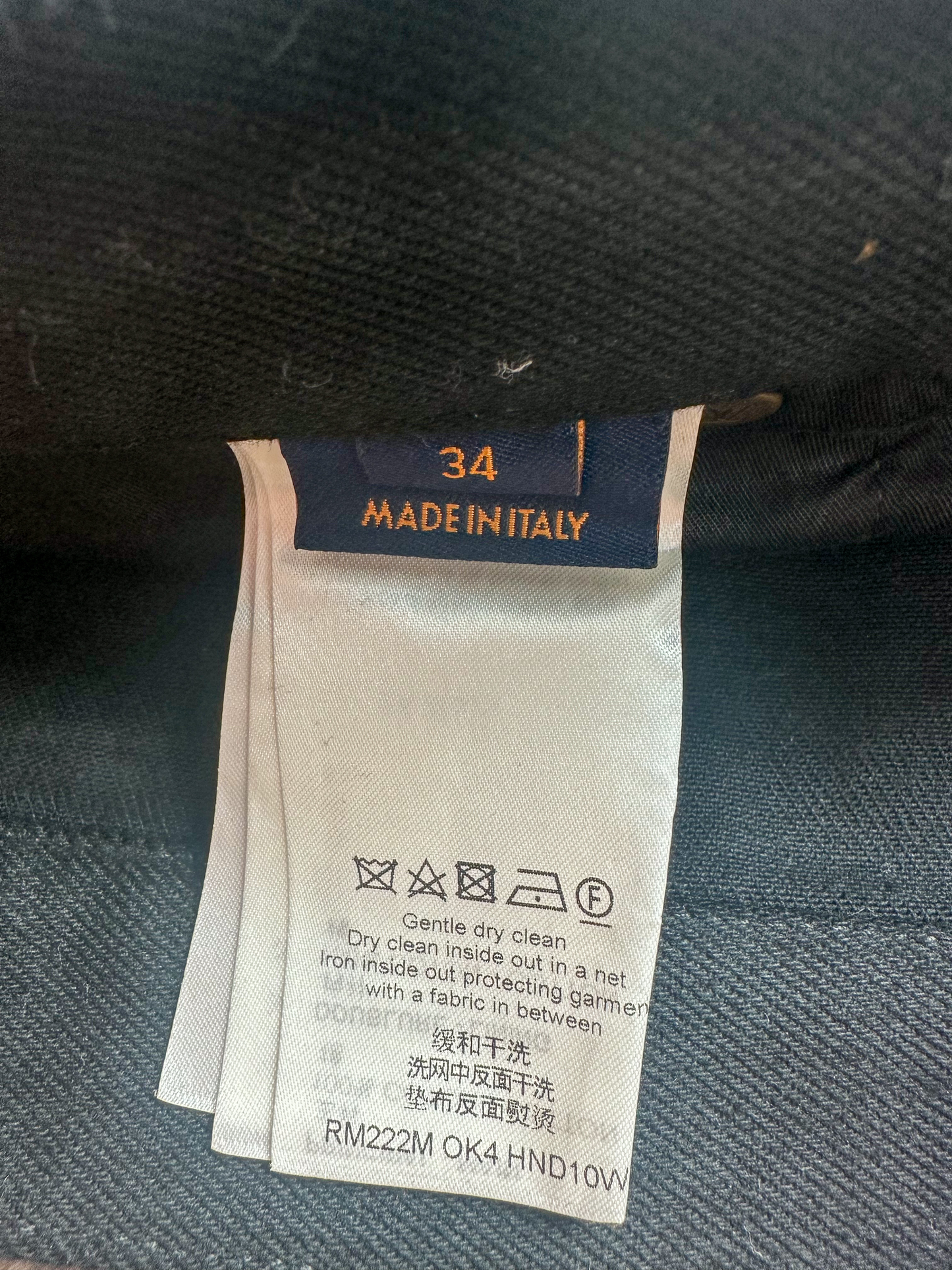 Louis Vuitton Black Monogram Carpenter Pants