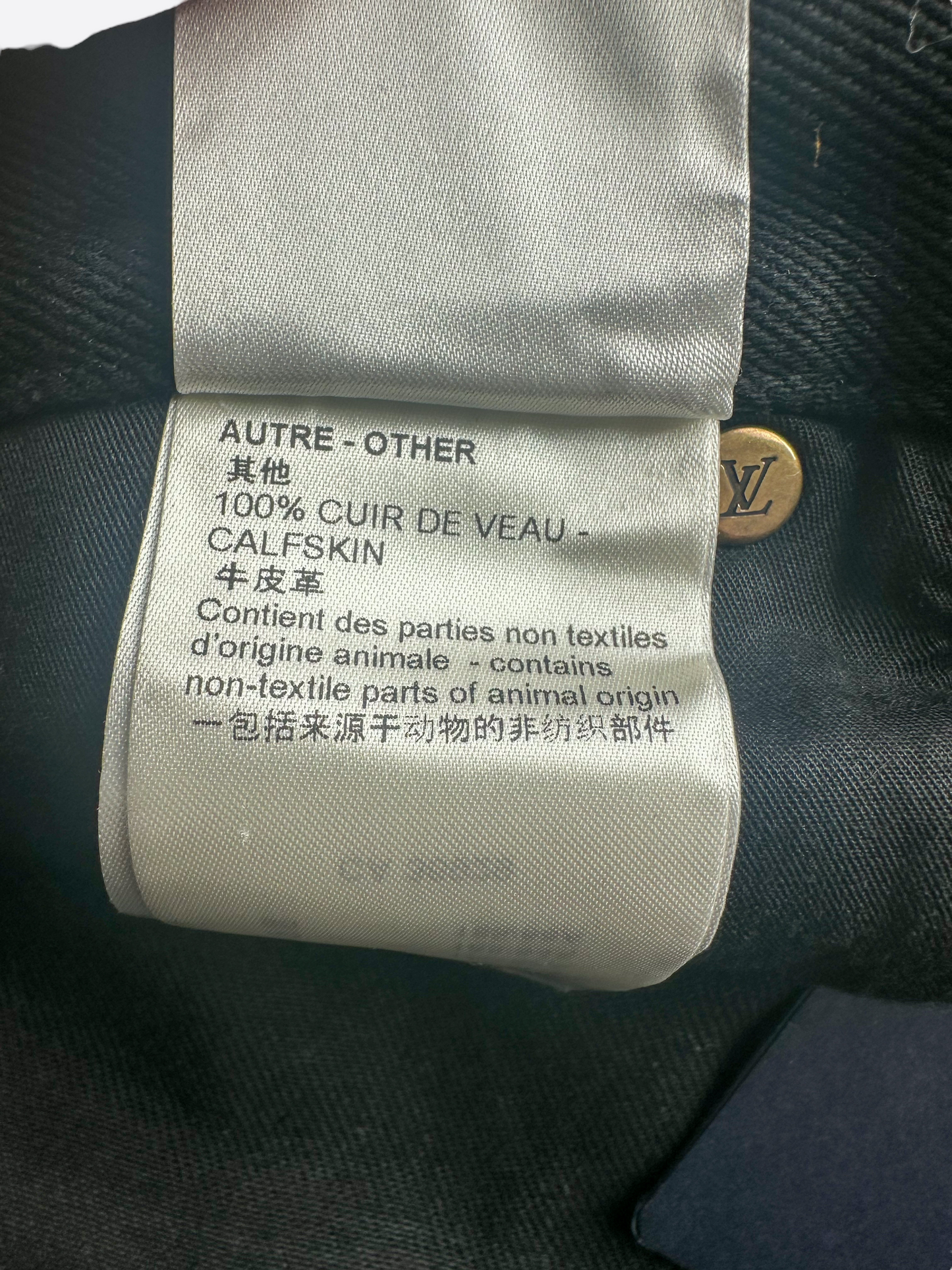 Louis Vuitton Black Monogram Carpenter Pants
